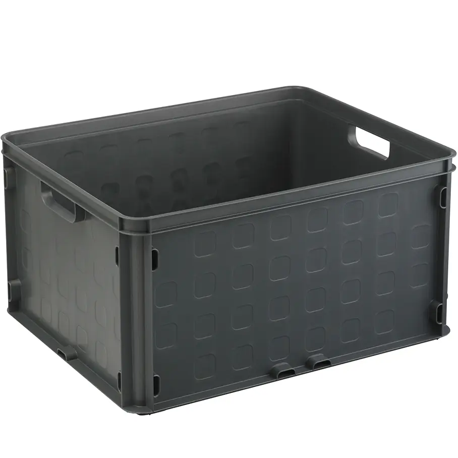 Sunware Aufbewahrungsbox Square mit Griffen 50 x 40 cm 52 L anthrazit