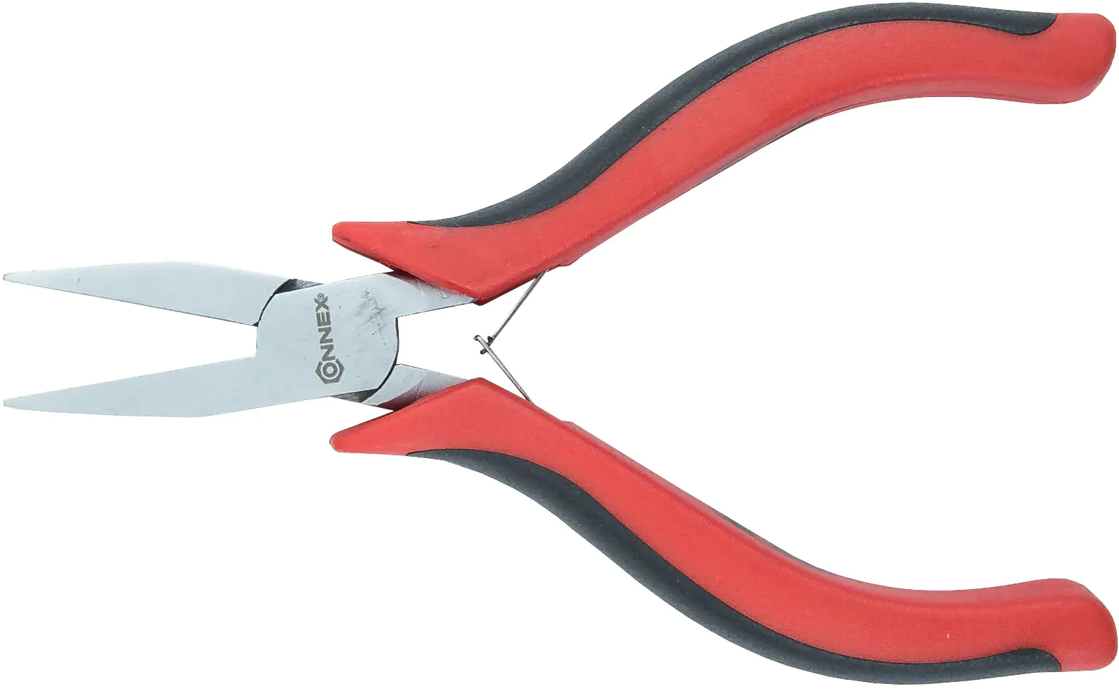Connex Elektronik-Flachzange 120 mm mit Doppelfeder Zwei-Komponentengriffen