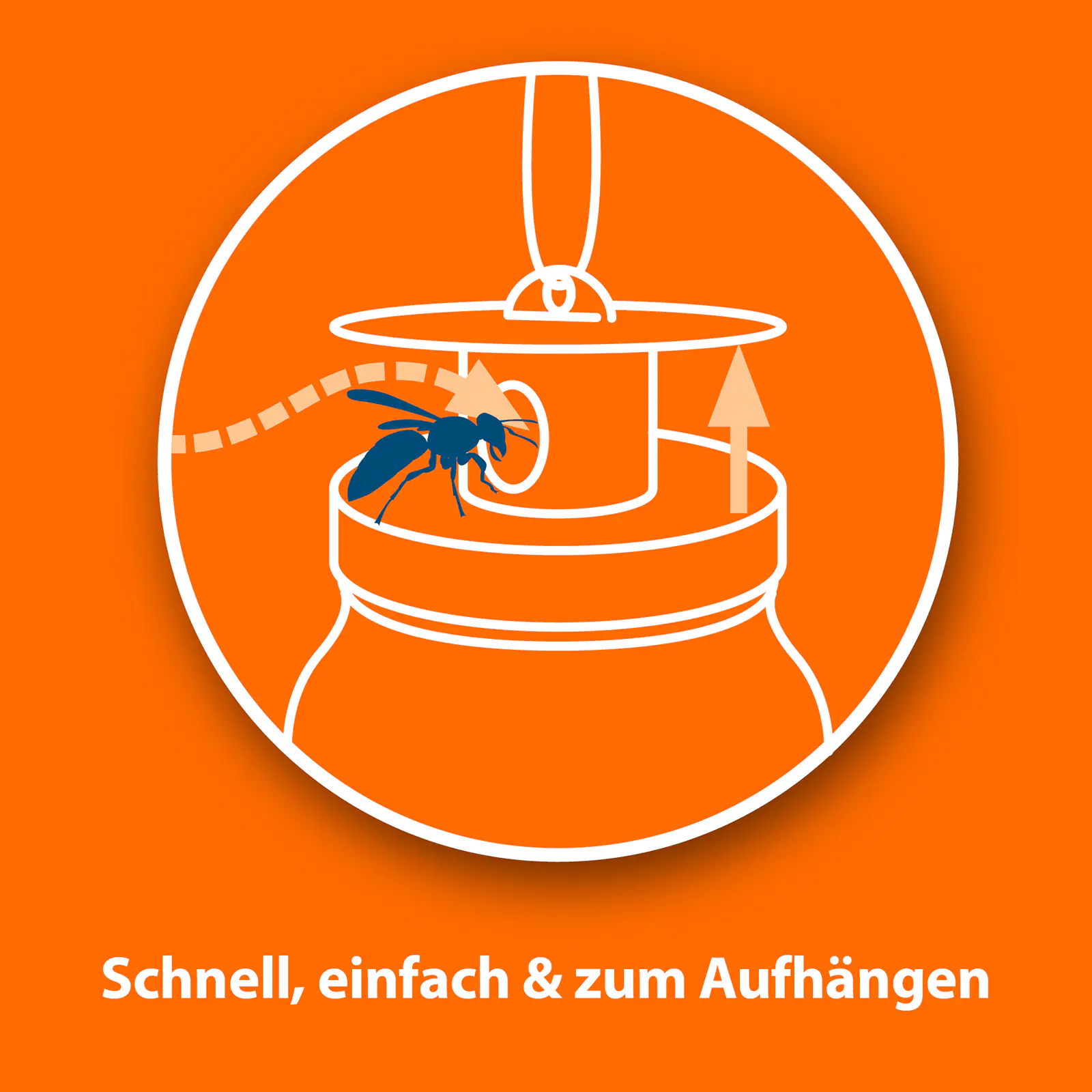 Ardap Wespenfalle mit Lockstoff 1 Stück 
