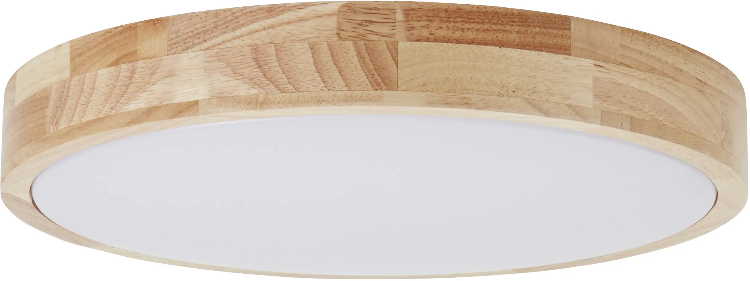 Brilliant LED Deckenleuchte Slimline holz weiß 39 x 8 cm 22 W 