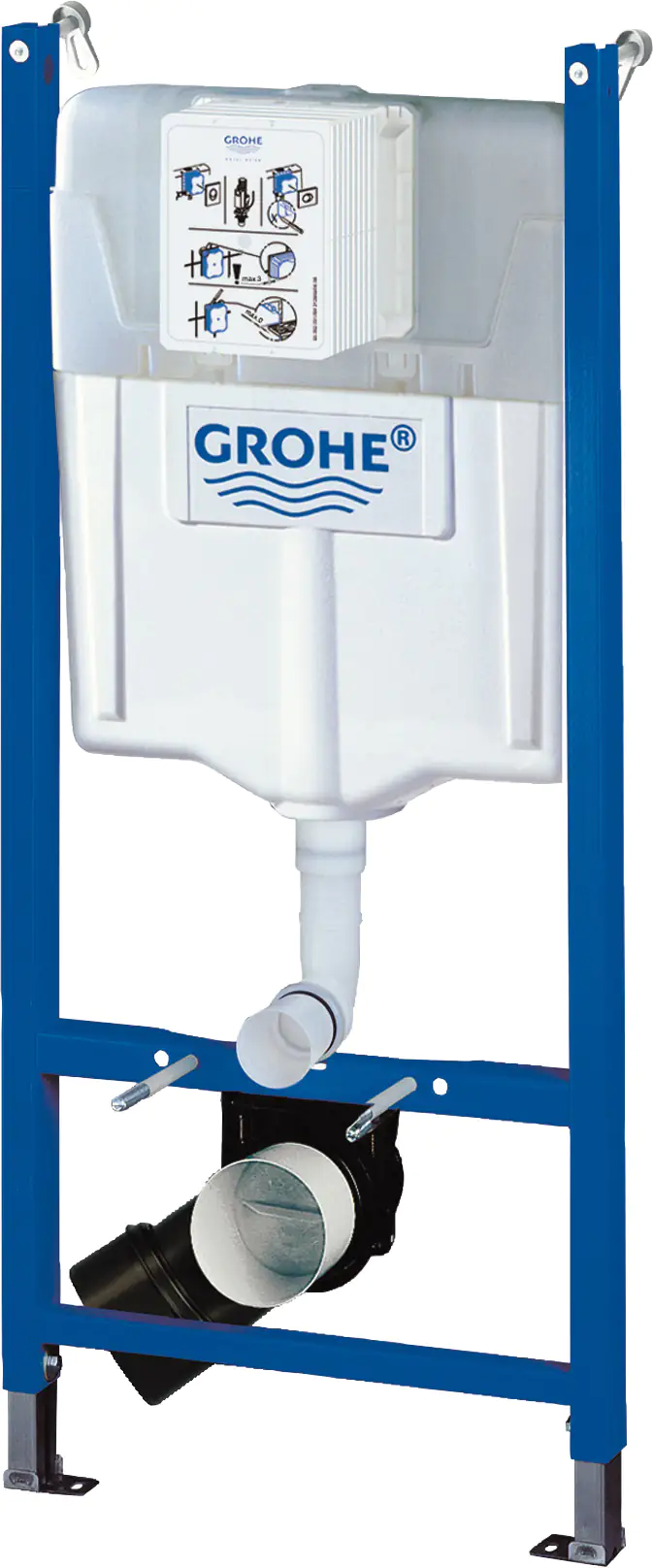 Grohe Vorwandelement Solido + Betätigungsplatte Even Aktionsset