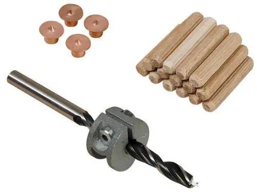 Wolfcraft Sortimentskasten 10 mm Dübel 25 teilig