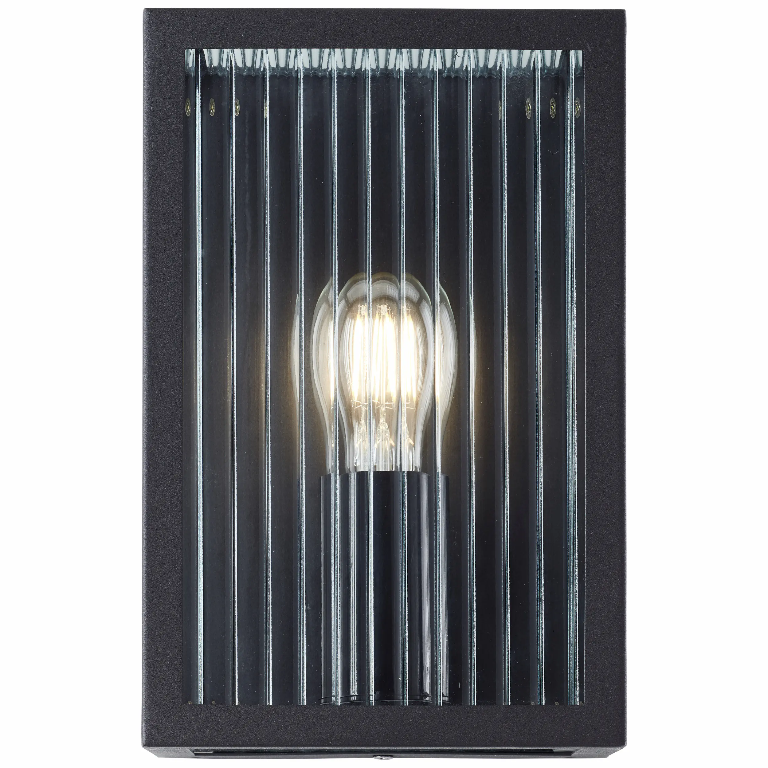 Brilliant Außenwandleuchte Getta 26 x 10 cm schwarz