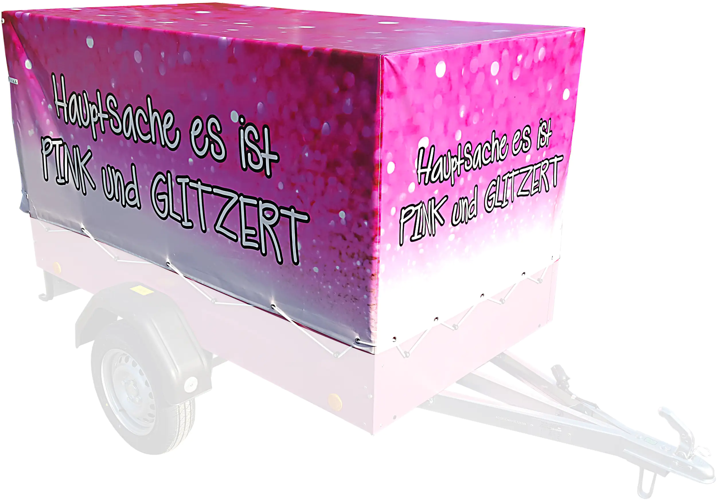TPV Hochplanen-Set für TL-EU2 pink bestehend aus Hochspriegel+Hochplane Volldruck 800mm ab Bordwando