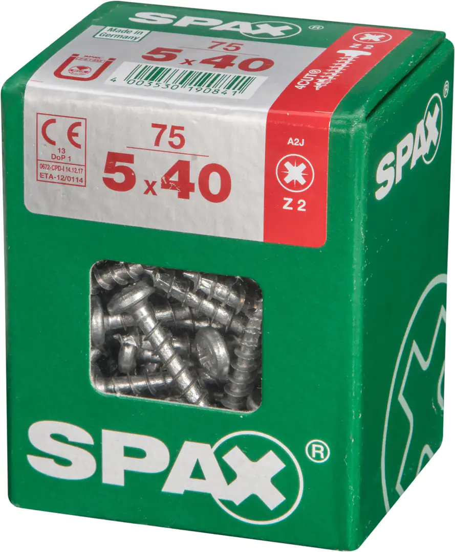 Spax Universalschrauben 5.0 x 40 mm TX 20 - 75 Stk.