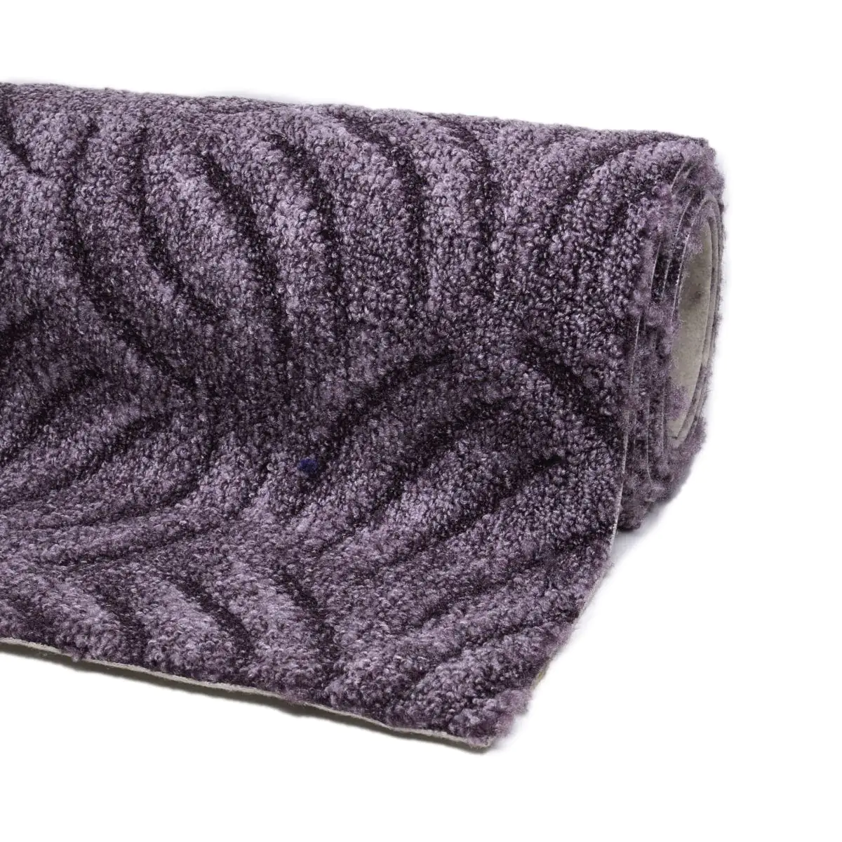 Andiamo Teppichboden Meterware Emmy aubergine 5 m breit