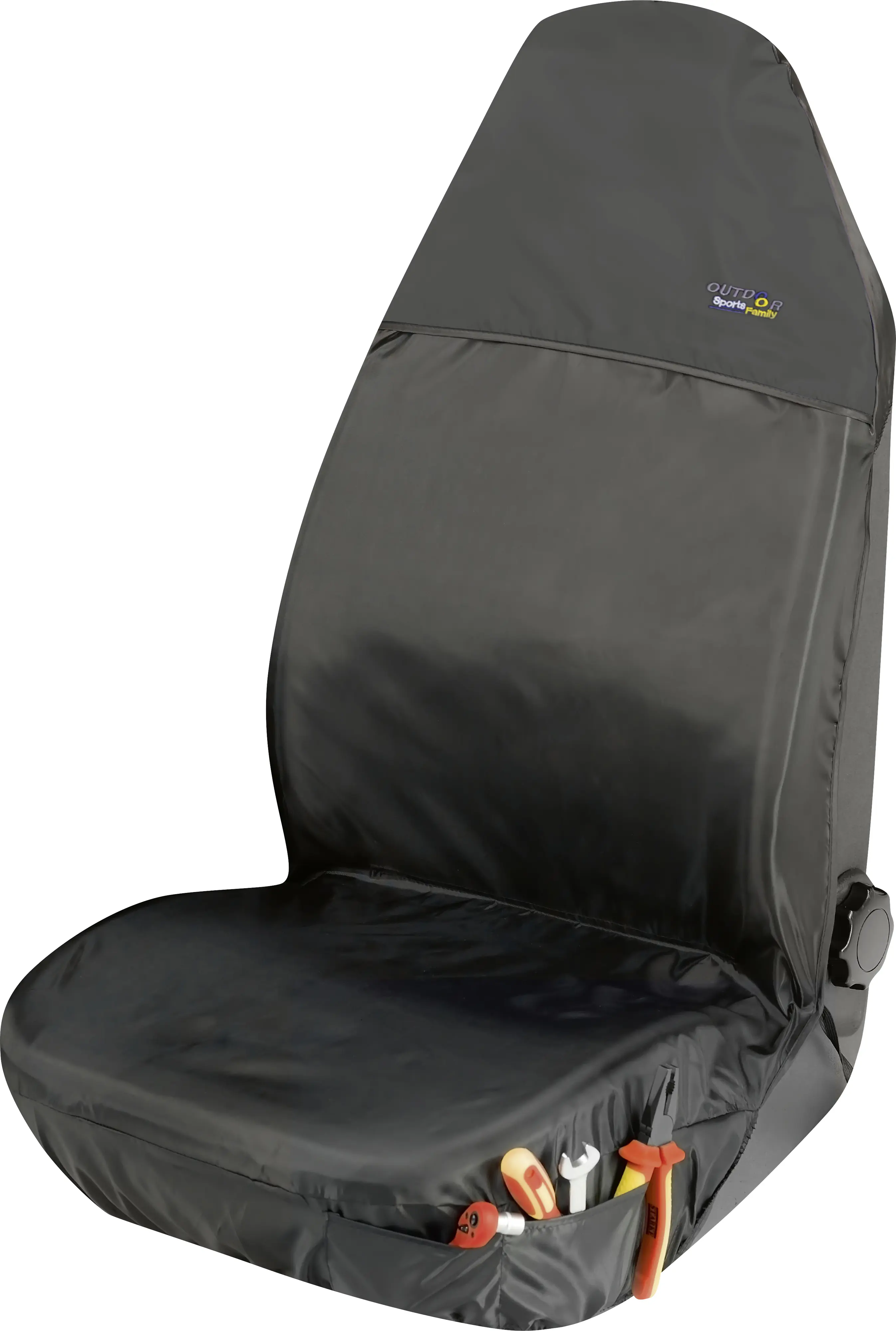 Walser Autositzbezug Outdoor Sports Vordersitz schwarz
