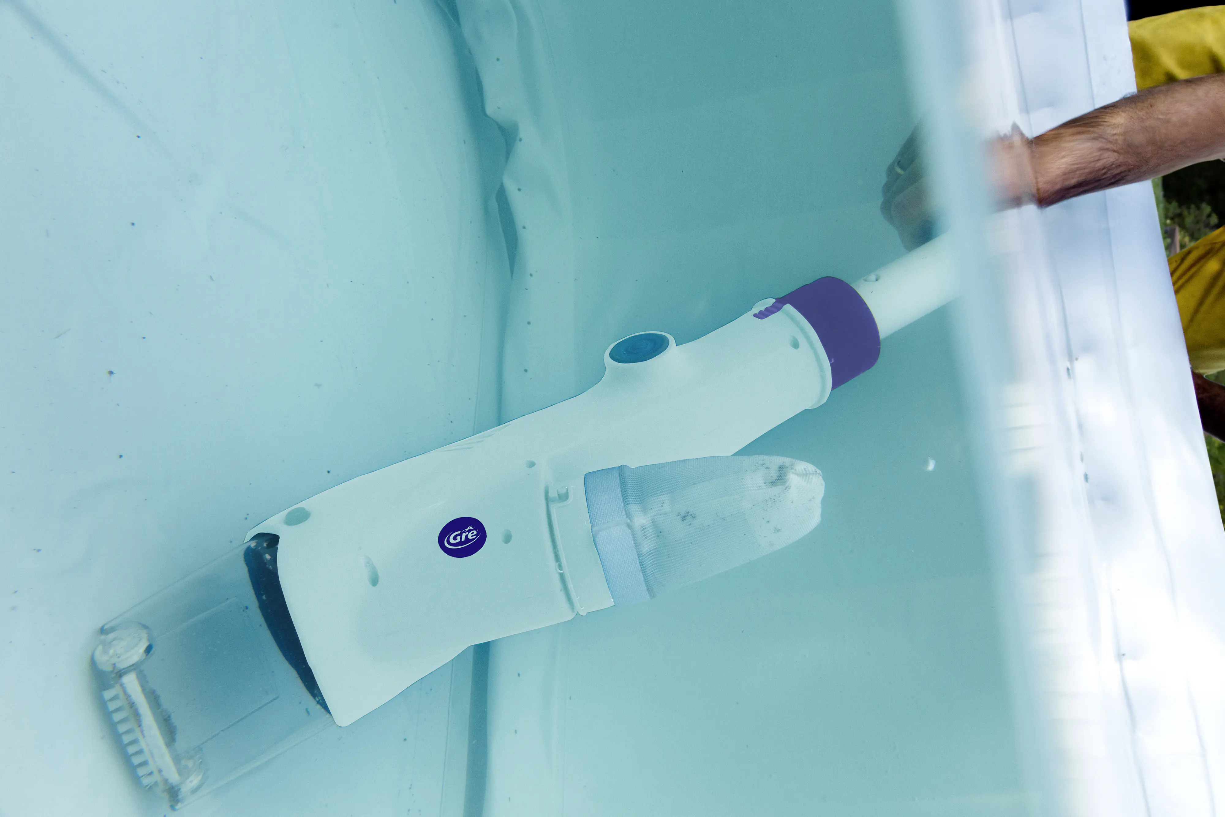 Gre Elektro Reiniger ohne Kabel für Pools und Spas 60 x 12,4 x 22,6 cm
