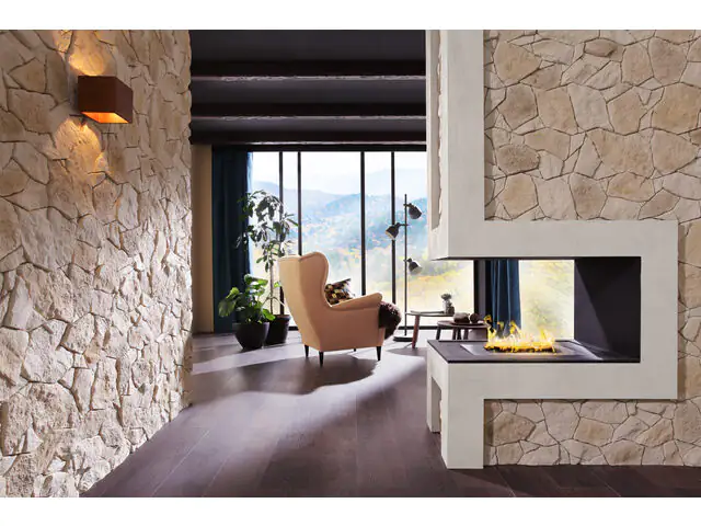 Verblender Ecke Nanga beige-natur