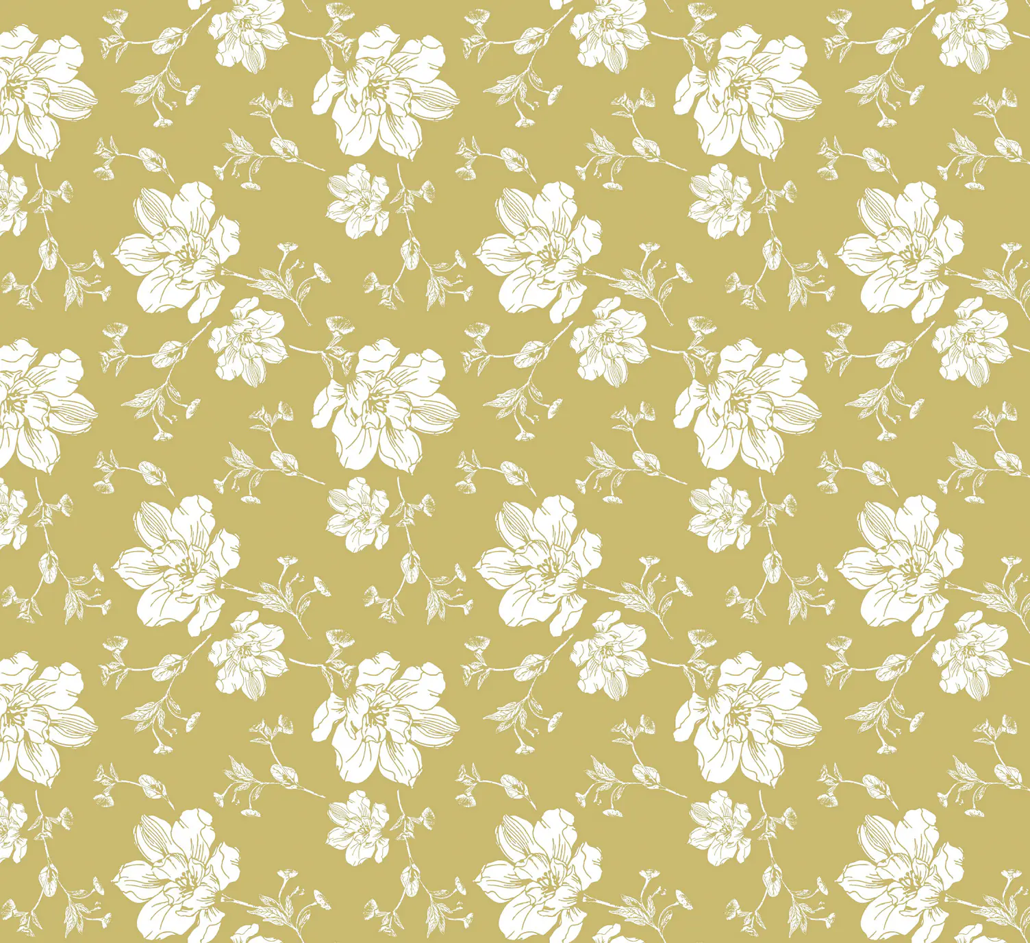 d-c-fix Tischdecke Noblessa yellow Blossom 130 x 160 cm