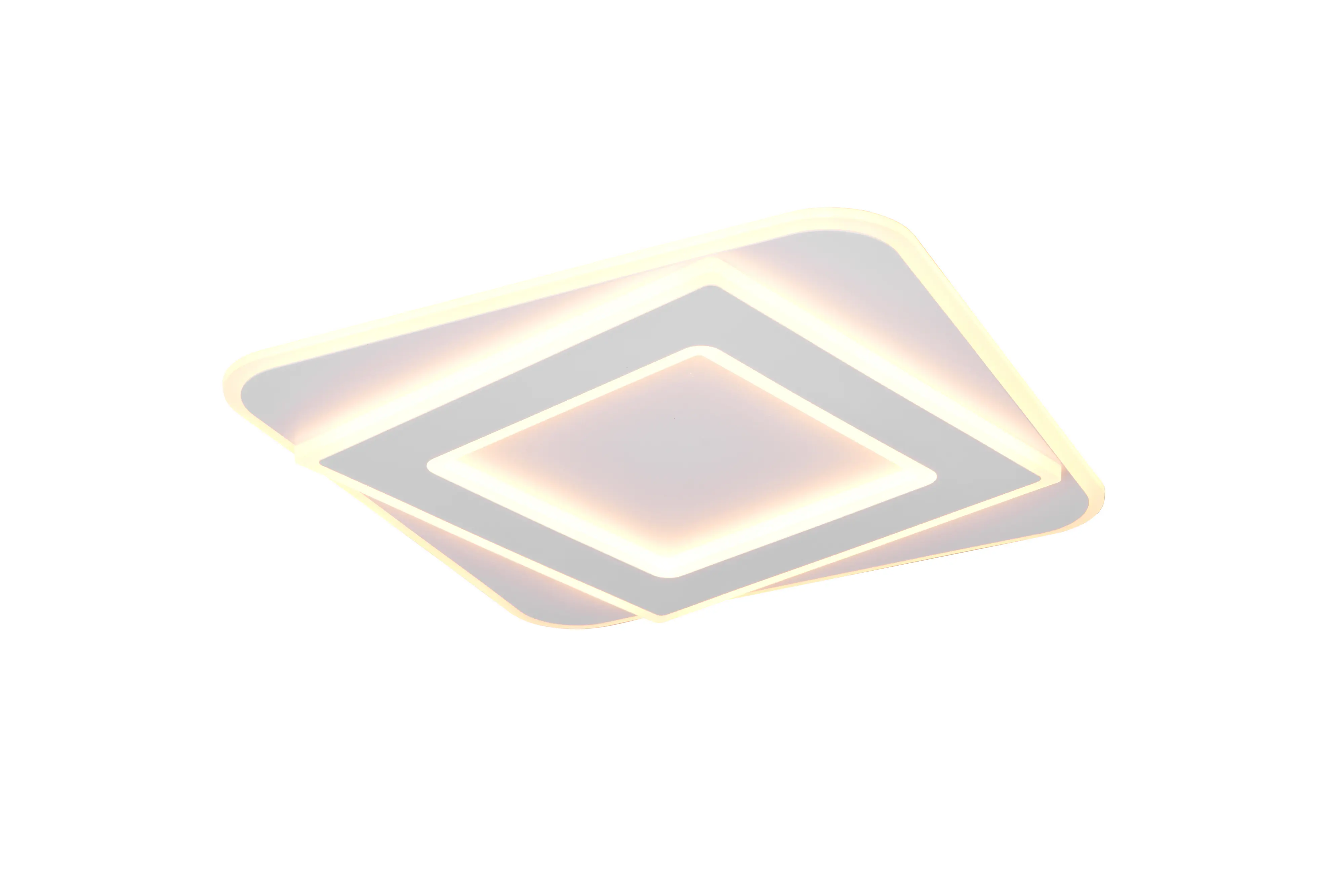 Trio LED-Deckenleuchte Emilio 30x30 cm weiß matt Color Switch 