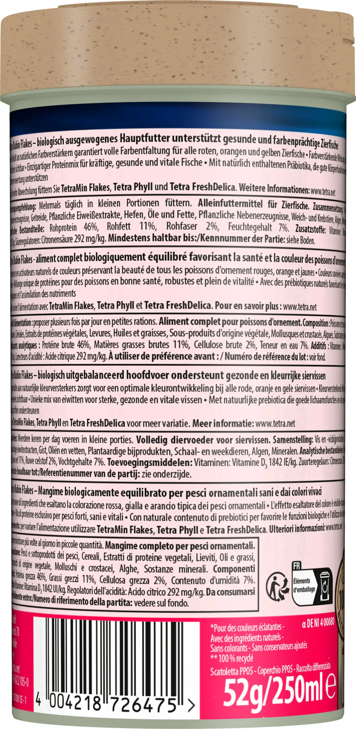 Tetra Rubin 250 ml