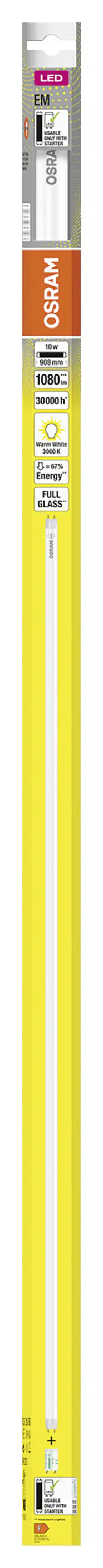 Osram LED Röhre 90 cm G13 10 W warmweiß