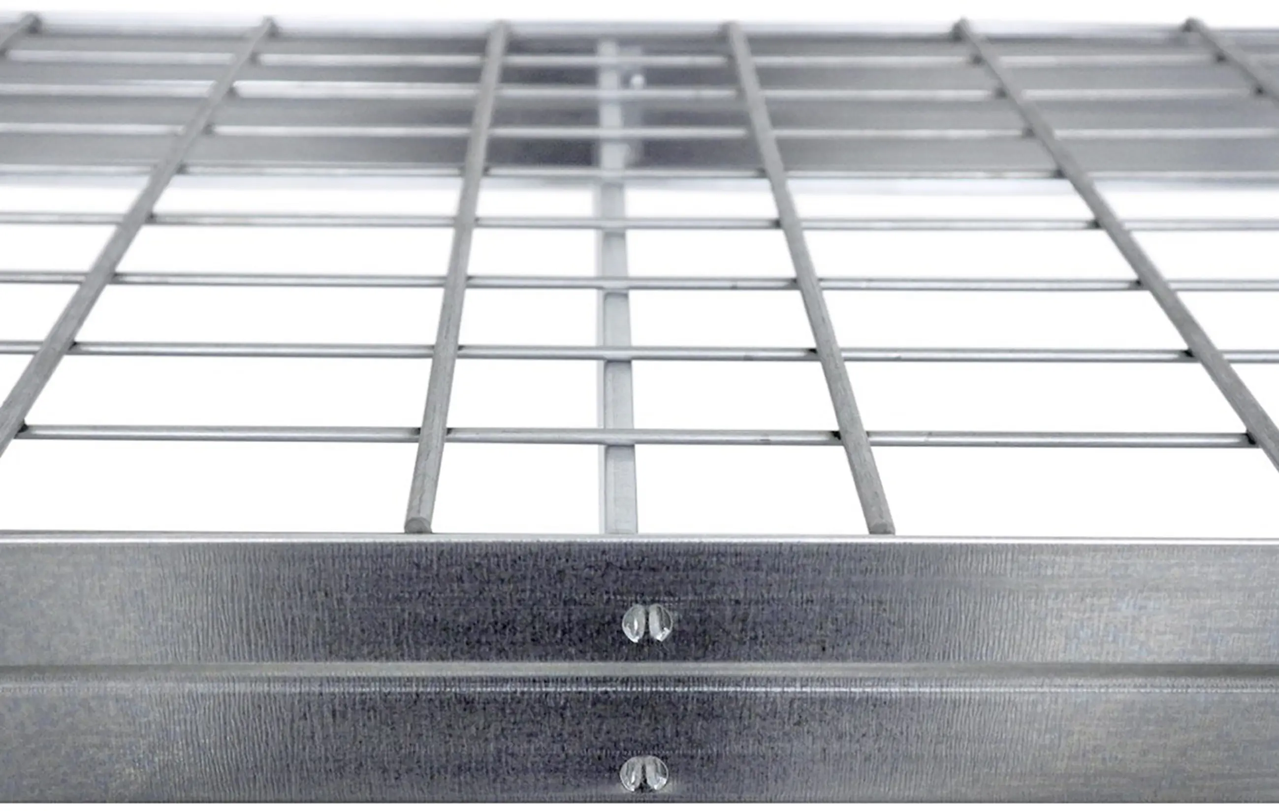 Ar Shelving Schwerlastregal Rivet Wire verzinkt 180 x 90 cm 4 Stahlgitterböden 1000 kg