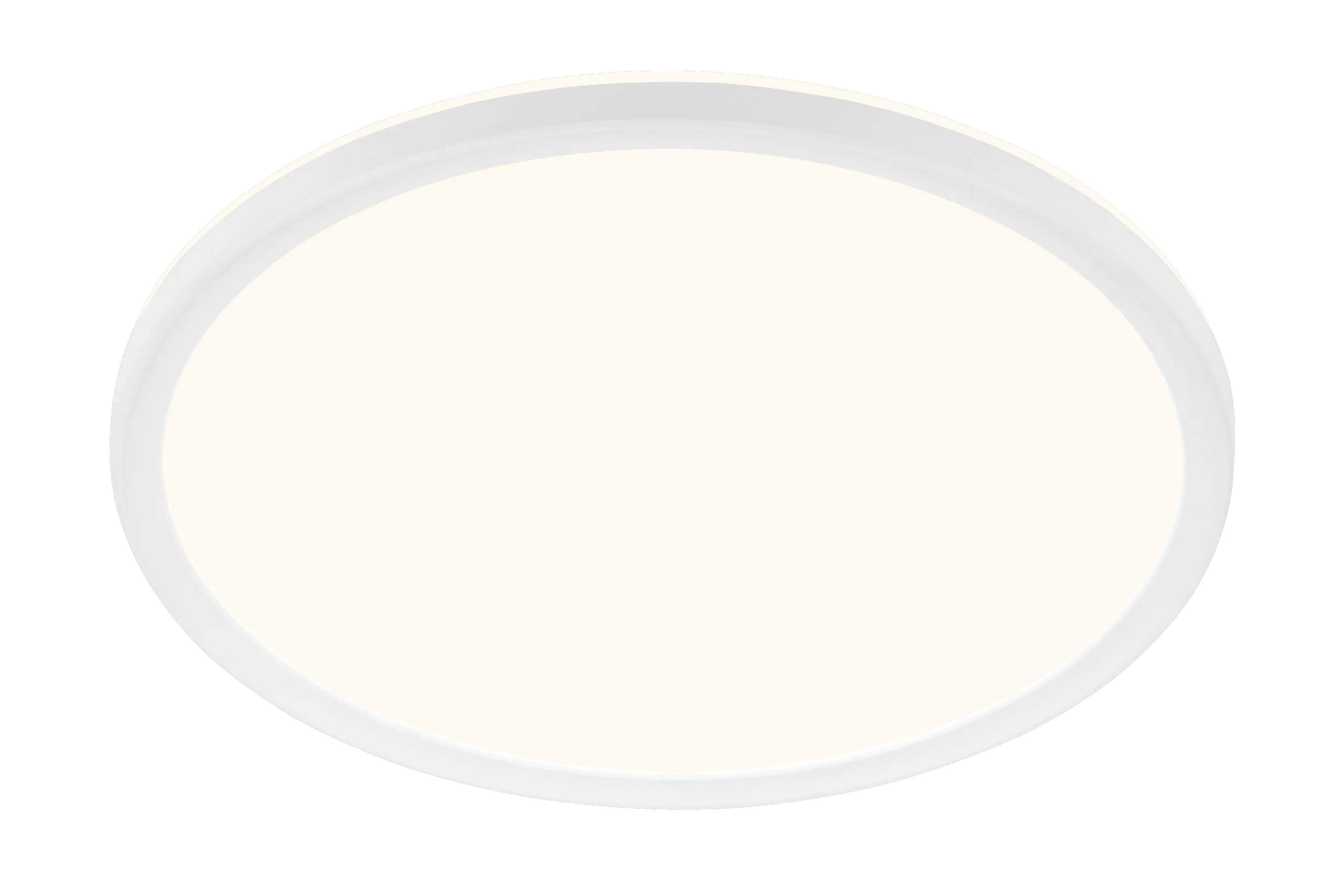 Briloner LED Panel Slim Ø 48 cm, weiß, ultraflach