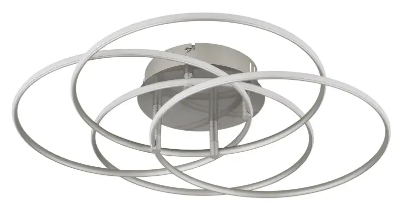 Globo Deckenleuchte Kombos Ø 51,5 x 11,4 cm nickel matt warmweiß