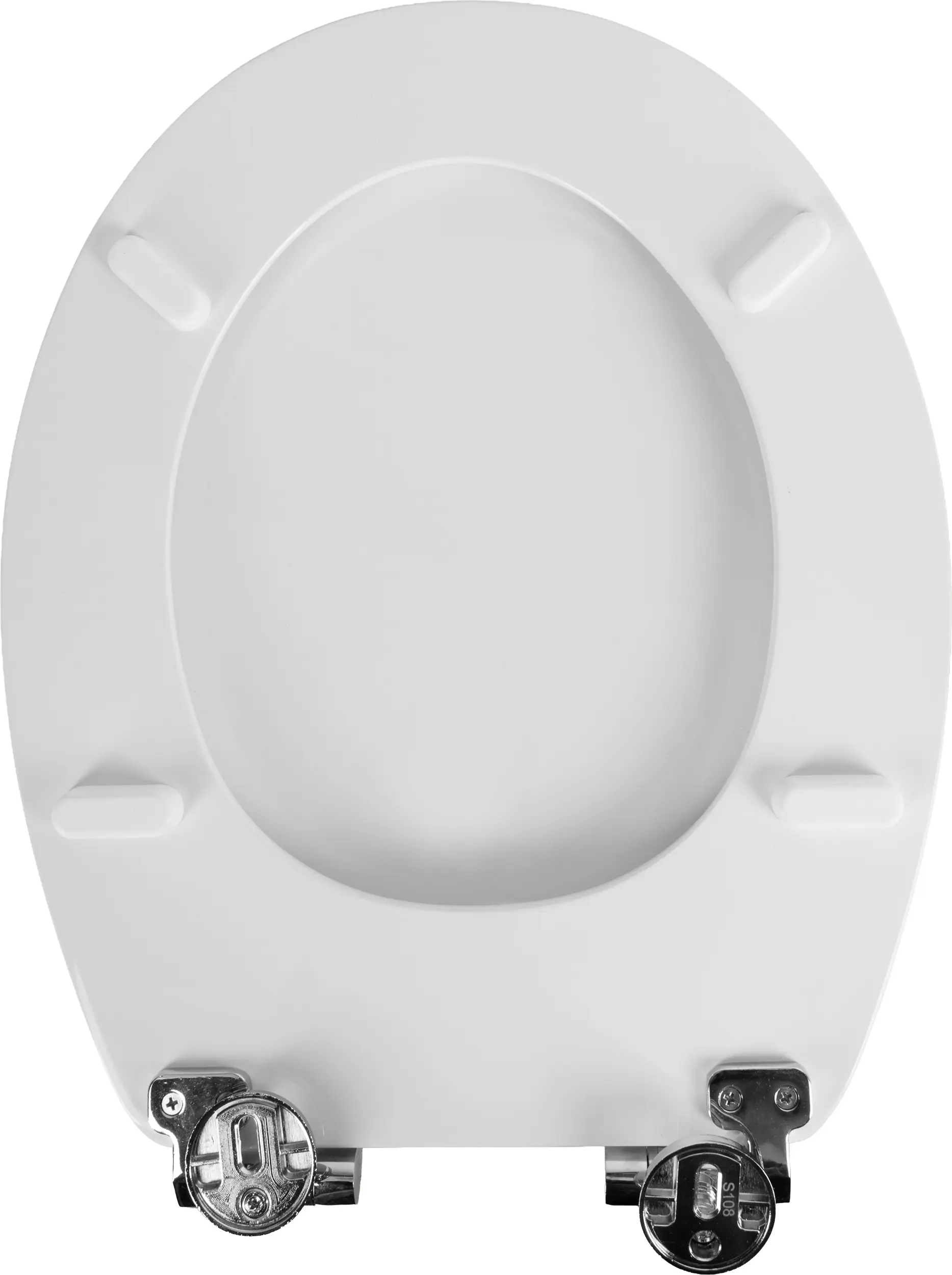 Primaster WC-Sitz mit Absenkautomatik Old Blue weiß