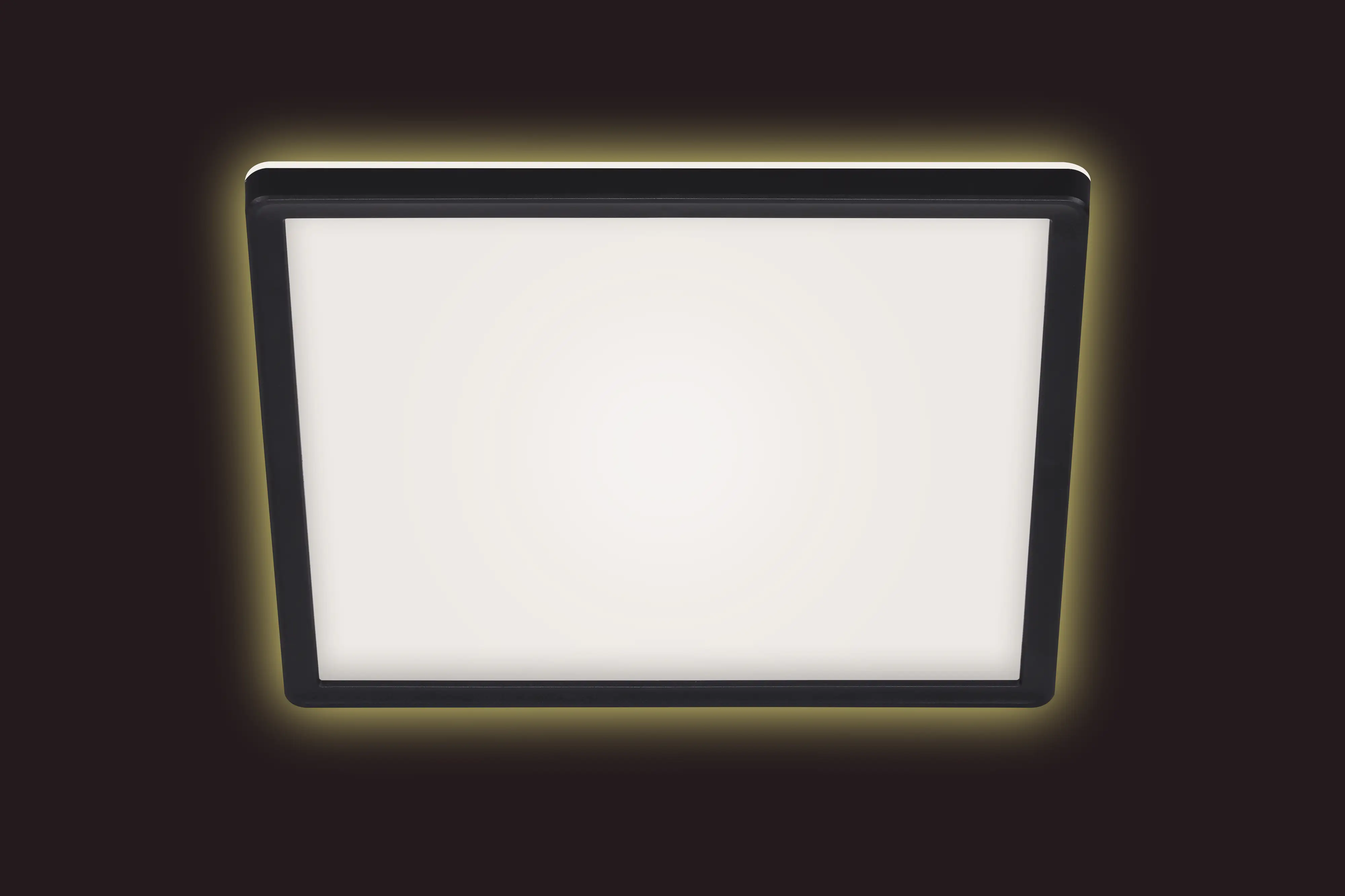 Briloner LED Panel Slim 29,3 cm, schwarz, ultraflach CCT