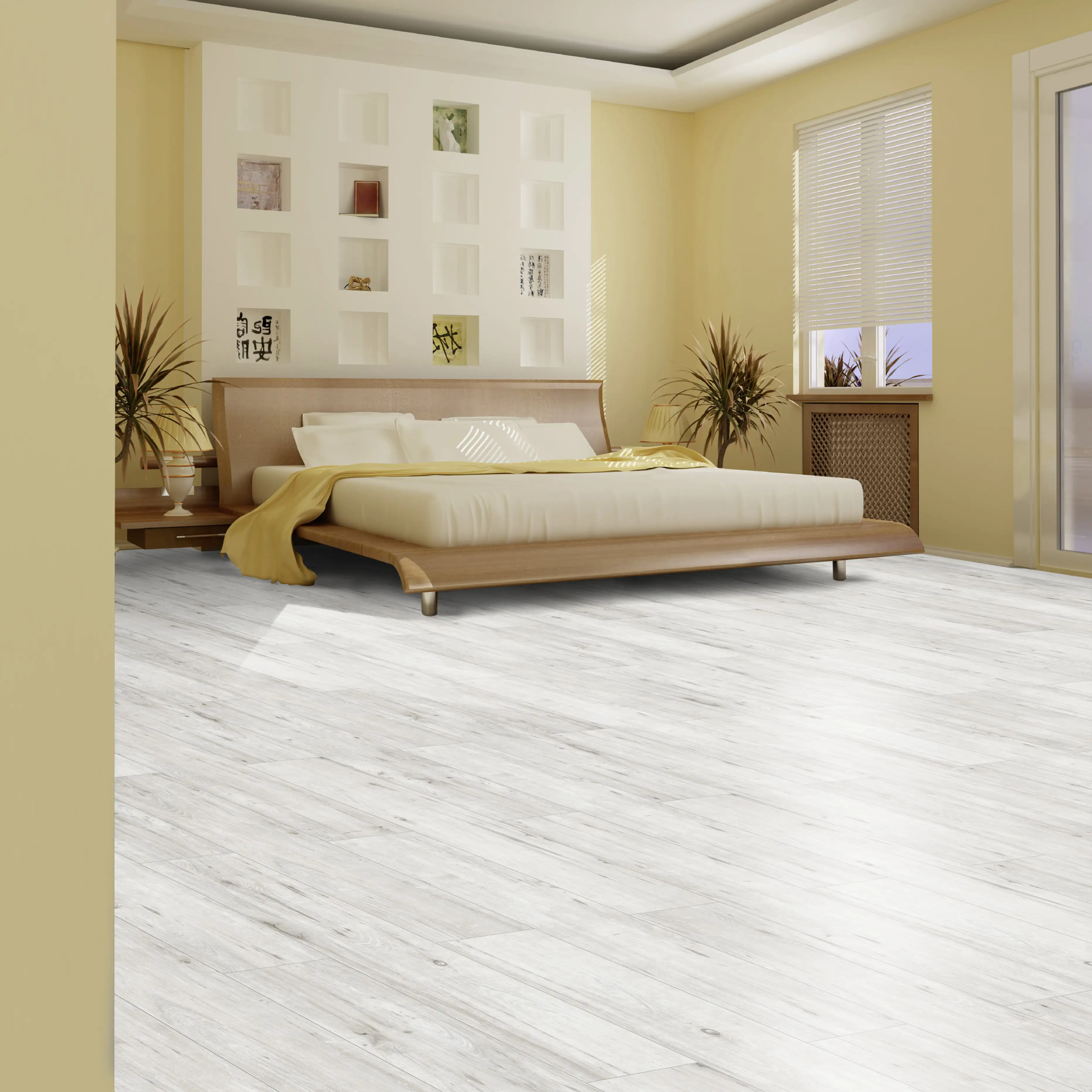 Classen Laminat 7 mm 4V 128,6 x 19,4 cm 7 mm Eiche grau rustikal
