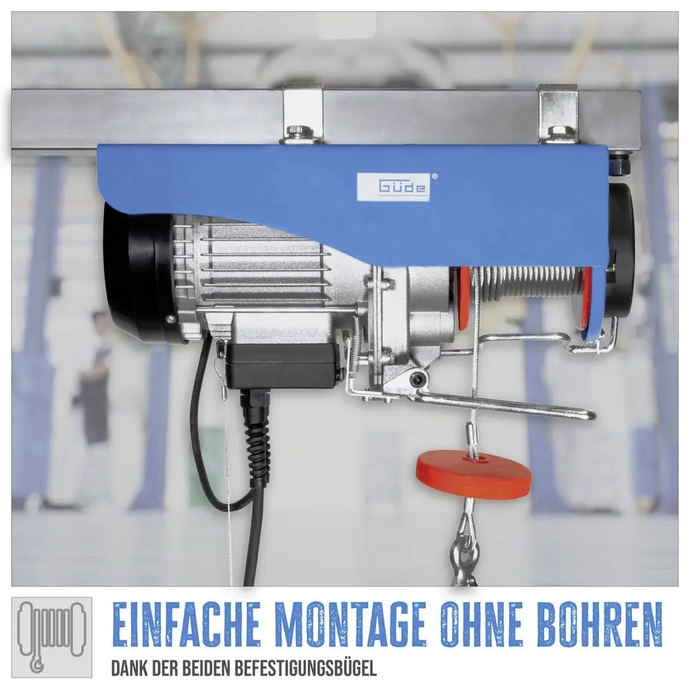 Güde elektrischer Seilzug GSZ 300/600 Seilzüge