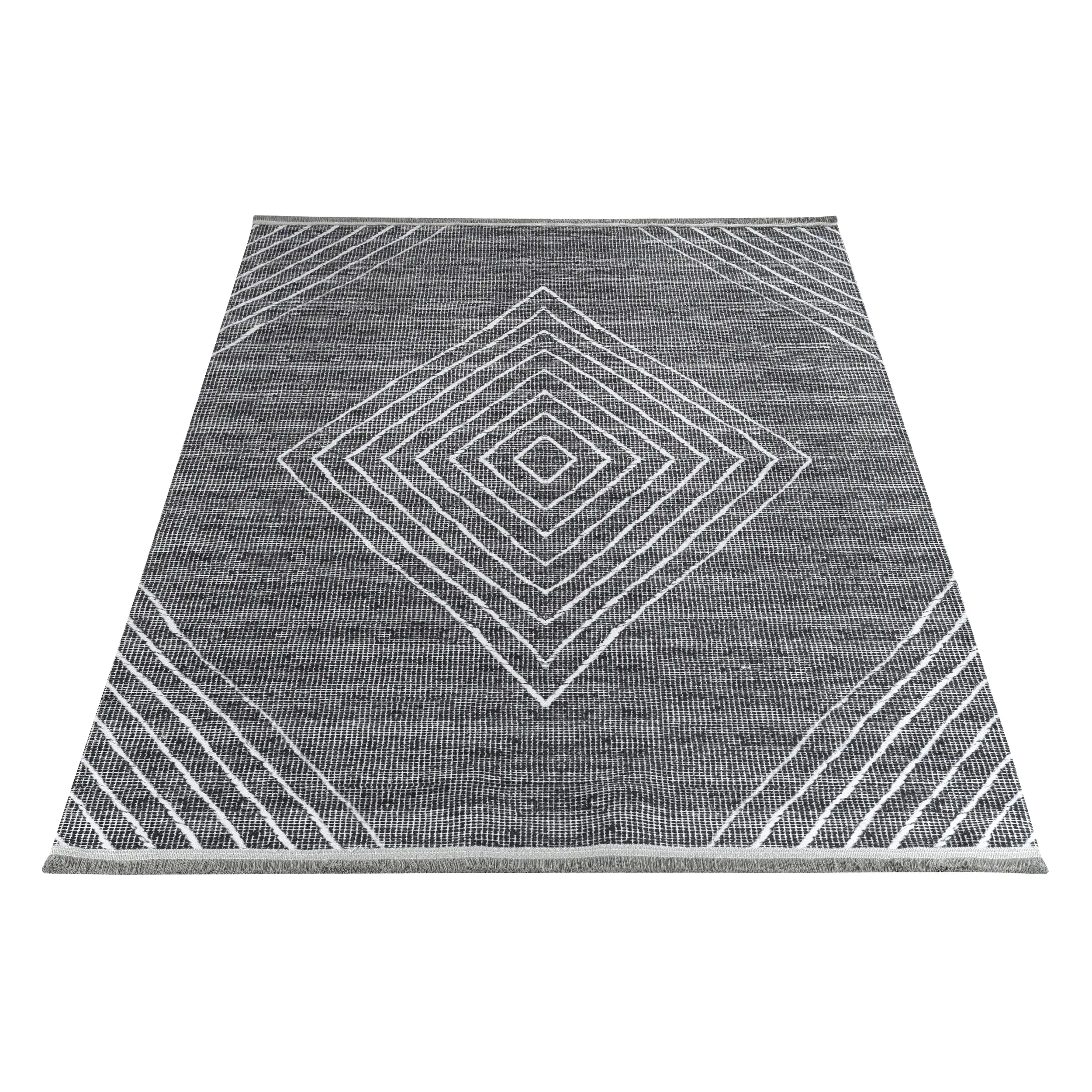 Teppich Efe - waschbar 1010 anthrazit, 160 x 230 cm