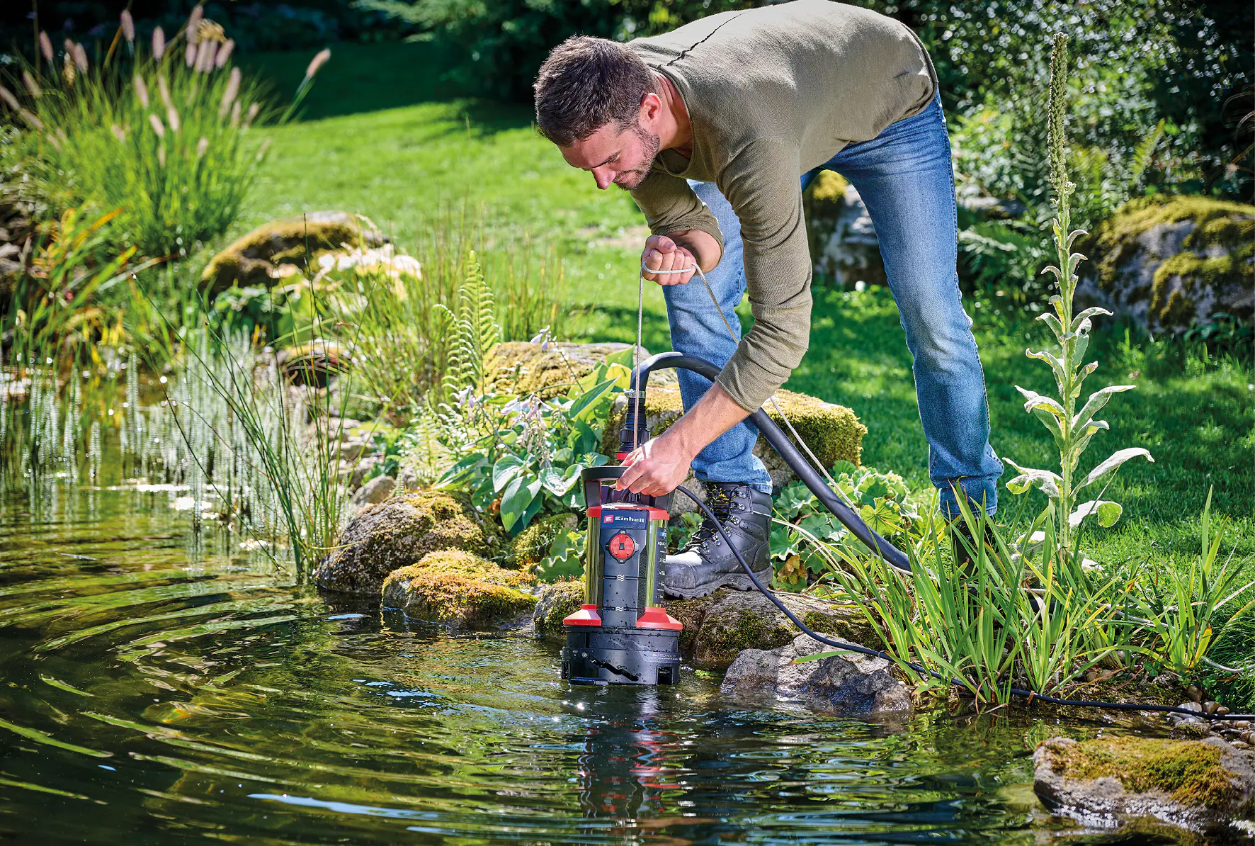 Einhell Schmutzwasserpumpe GE-DP 7935 N-A LL Eco max. Fördermenge: 19.500 l/h 790 W