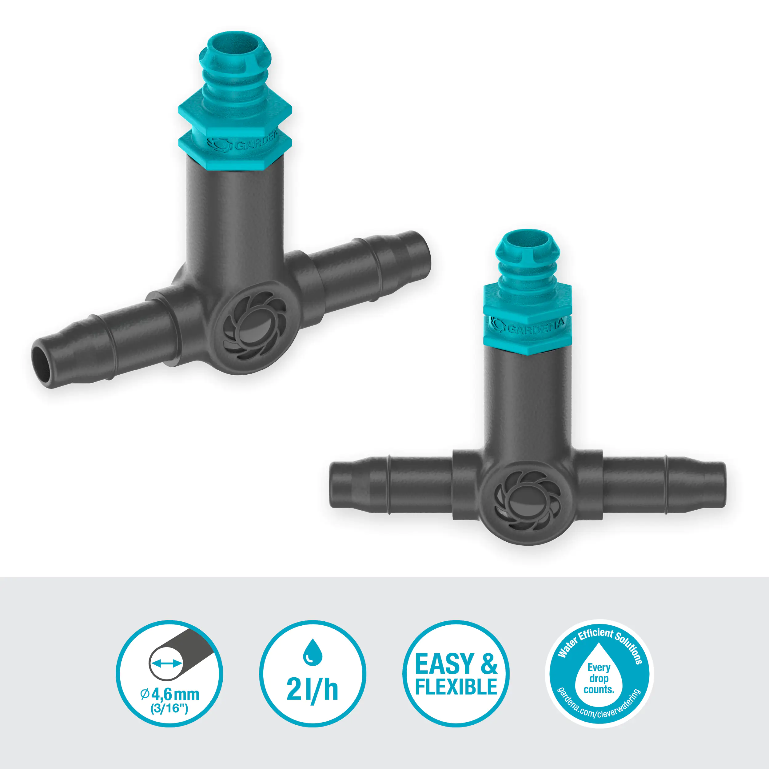 Gardena Reihentropfer, 2 l/h