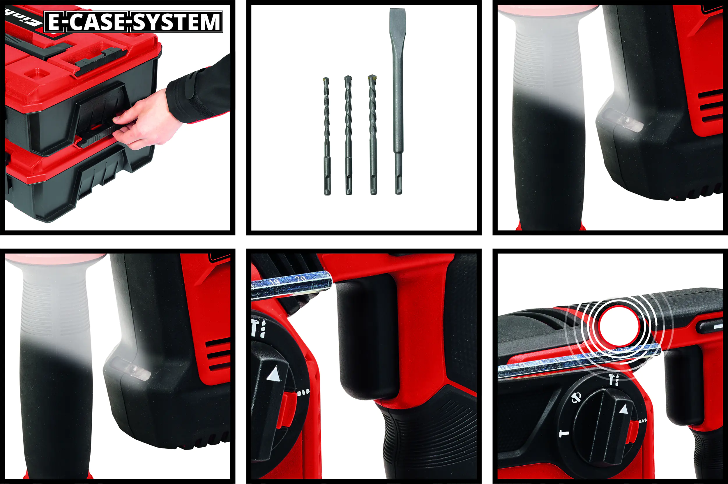 Einhell Akku-Bohrhammer TP-HD 18/28 Li BL+4 18 V inkl. Akku & Ladegerät