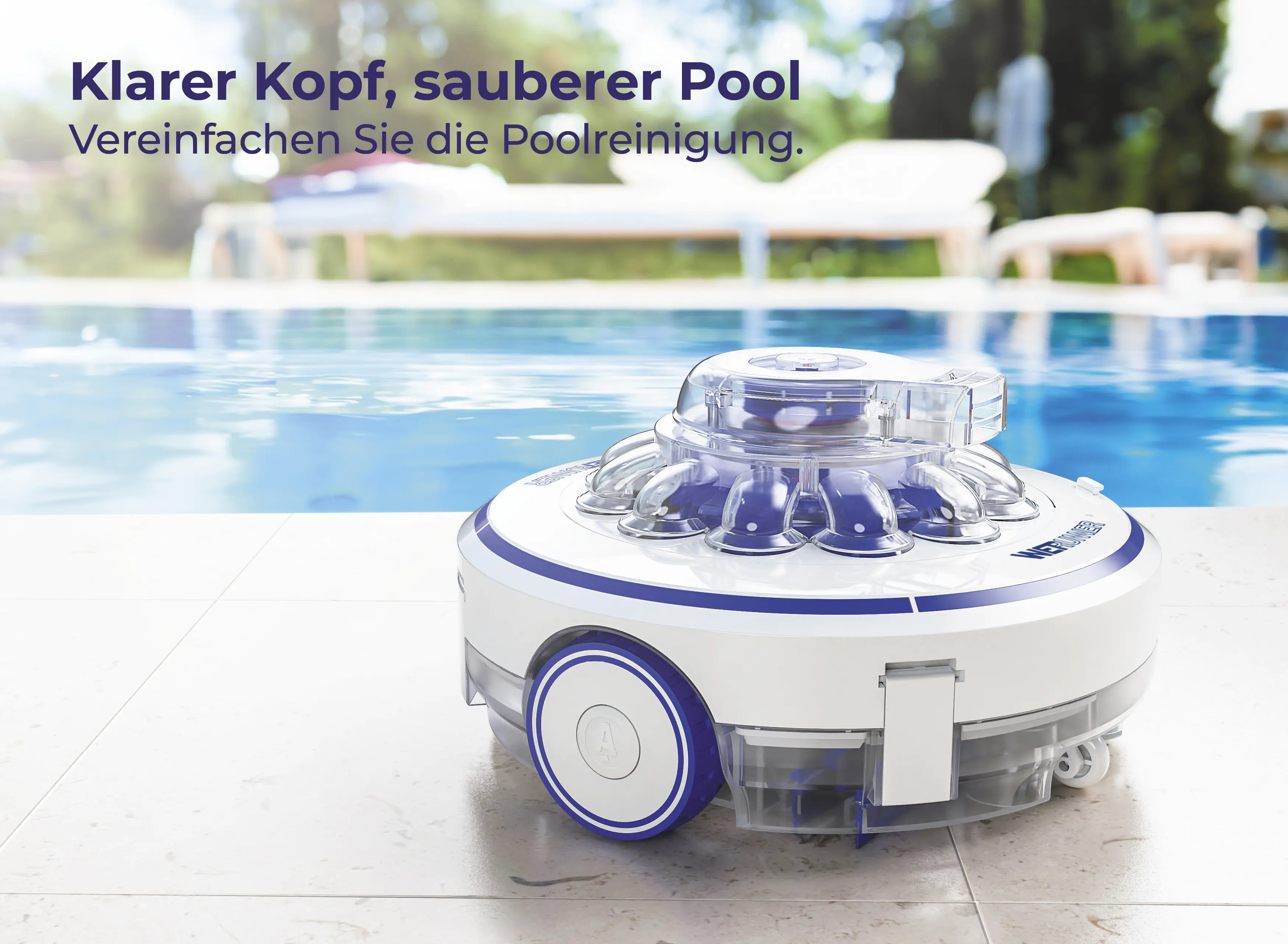 Gre Poolreiniger Wet Runner für Pools bis zu 7 x 5 m