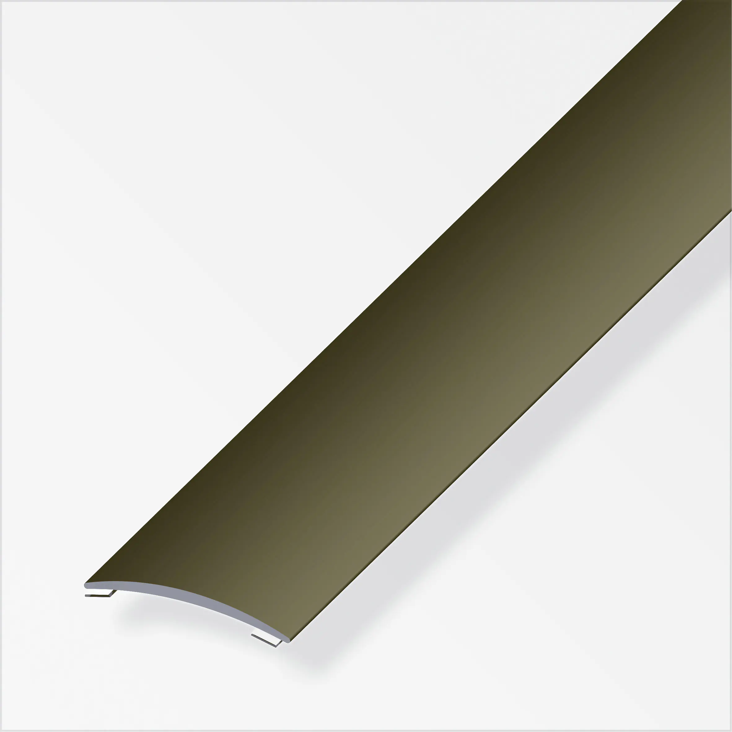 alfer Übergangsprofil 1 m, 20 x 2.5 mm Aluminium eloxiert bronze