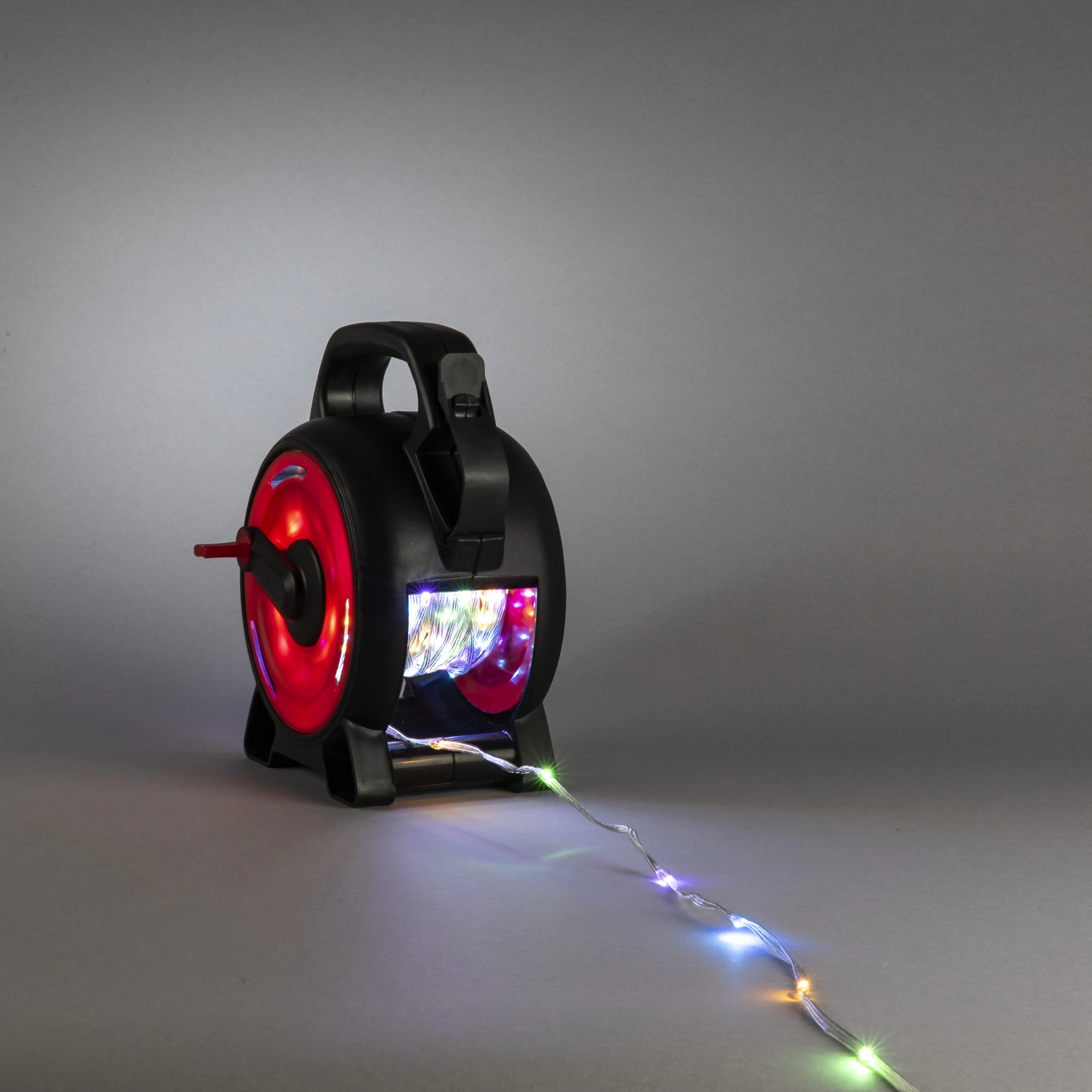 Konstsmide LED Lichterkette mit Kabelaufroller 250 Dioden pastell