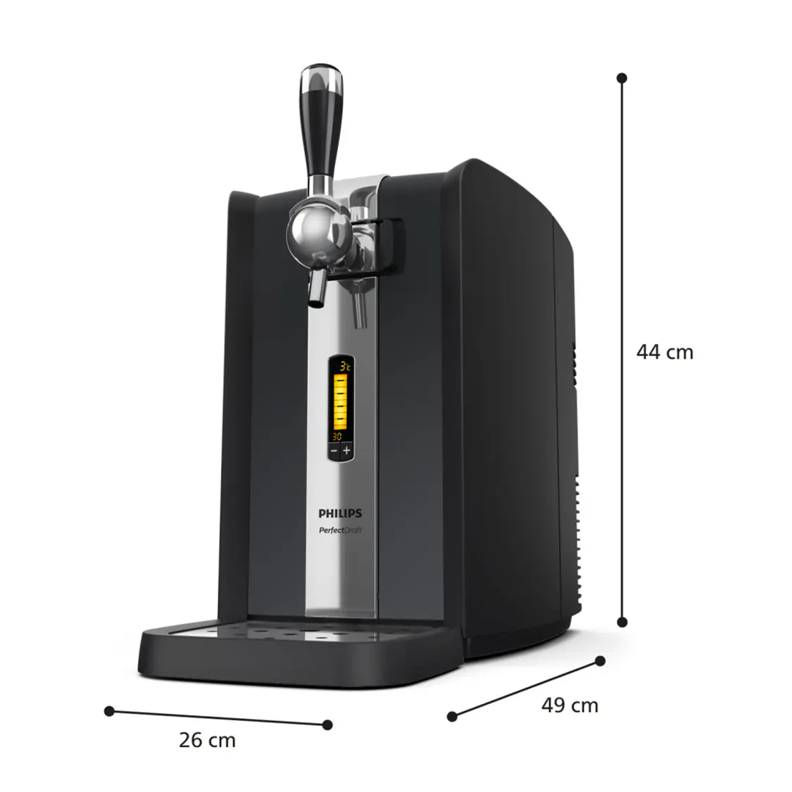Perfect Draft Philips Bierzapfanlage HD 3720/26 für 6 l Party Fässer + 1 Becks Gold Fass 6 l