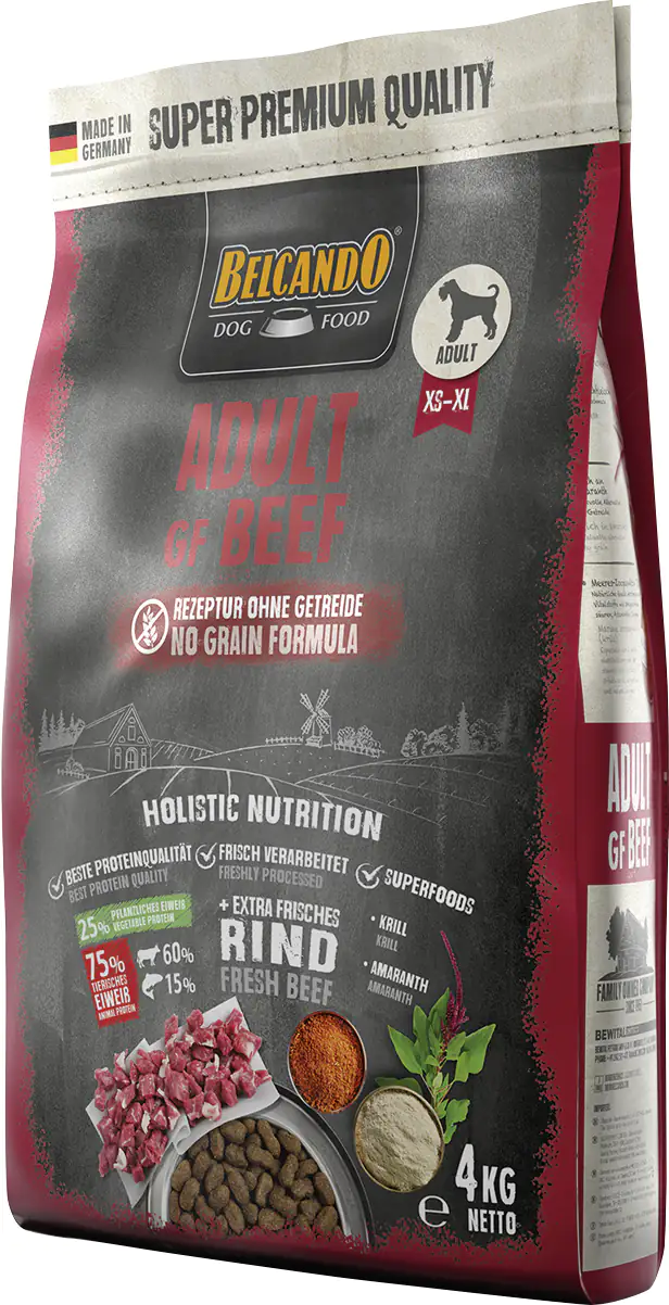 Belcando Hundetrockenfutter Adult 4 kg Rind 