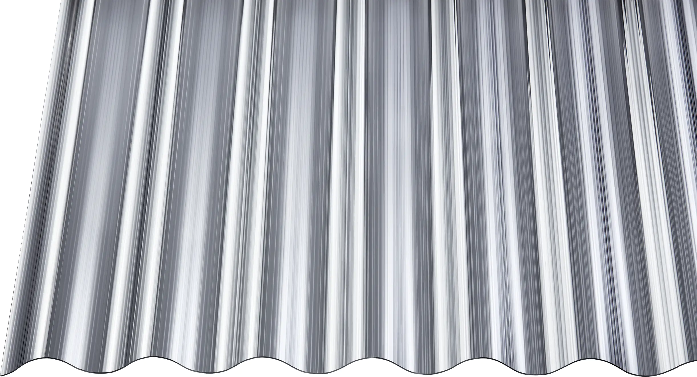 Gutta Polycarbonat-Wellplatte Sinus 76/18 250 x 90 cm 1,4 mm anthrazit