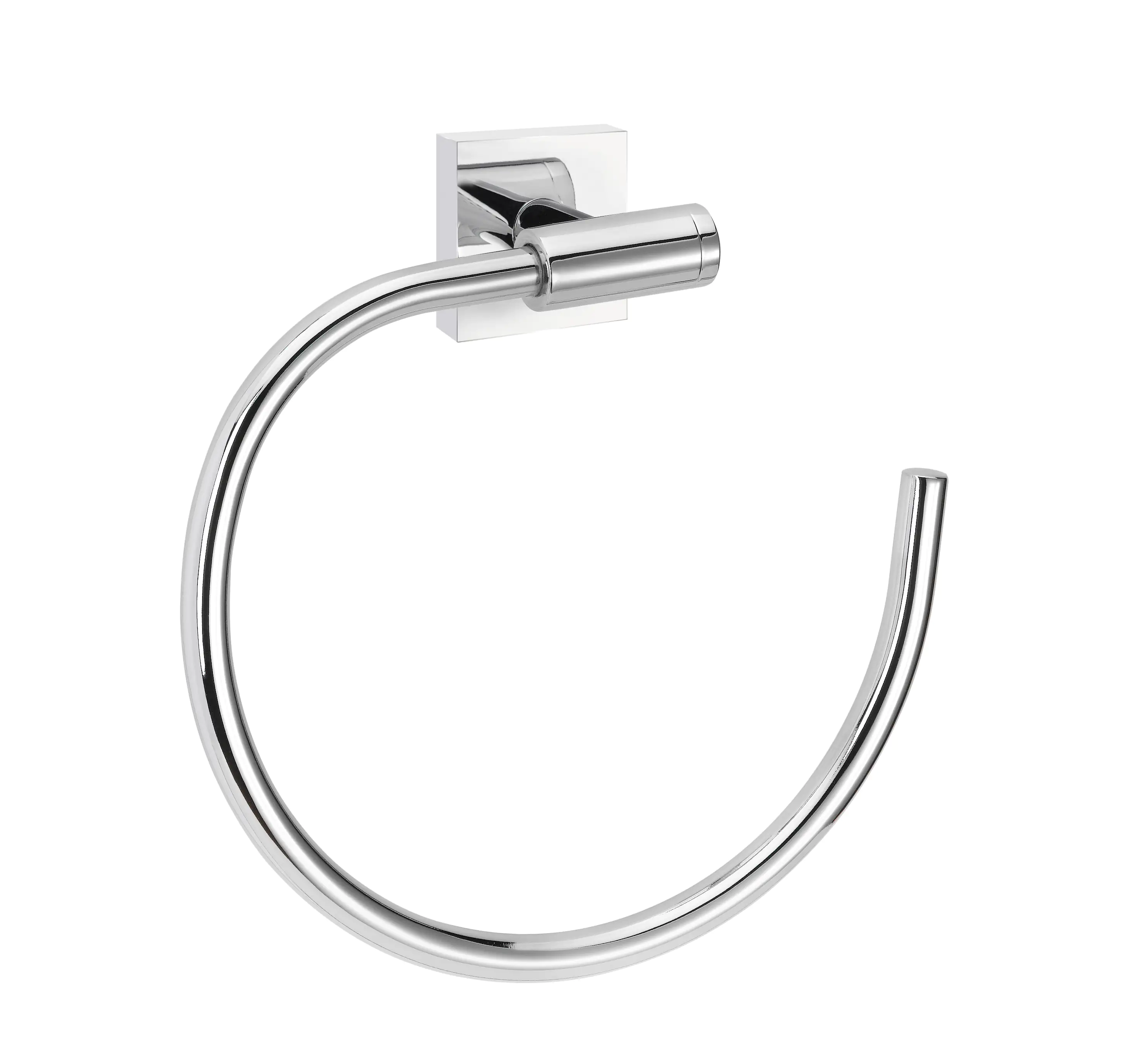 Primaster Handtuchring  Edelstahl verchromt Classic Cube Ø 20 cm