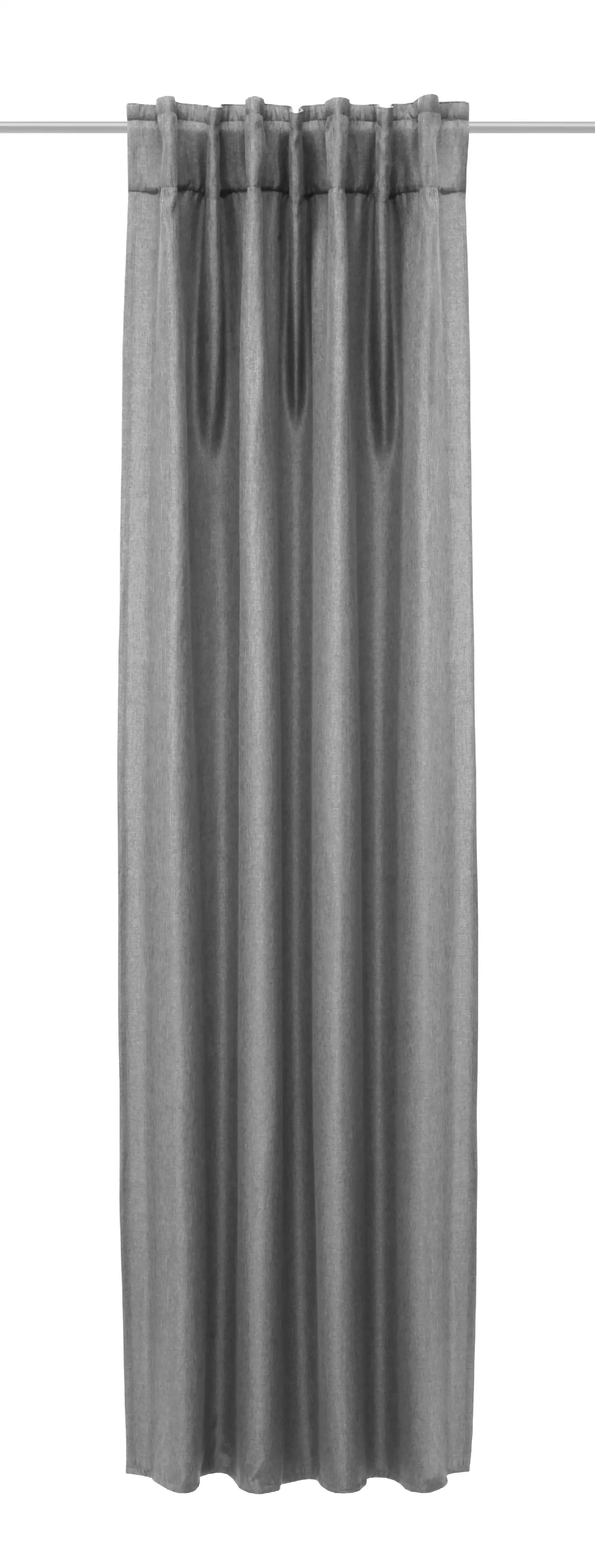Neusser Collection Verdunklungsschal Dimout Sibille grau, 135 x 245 cm
