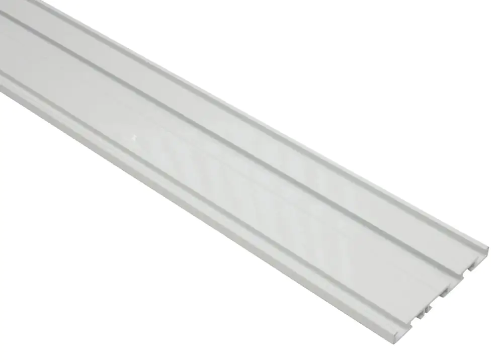 Gardinia Aluminium-Vorhangschiene 3-läufig, weiß, 150 cm