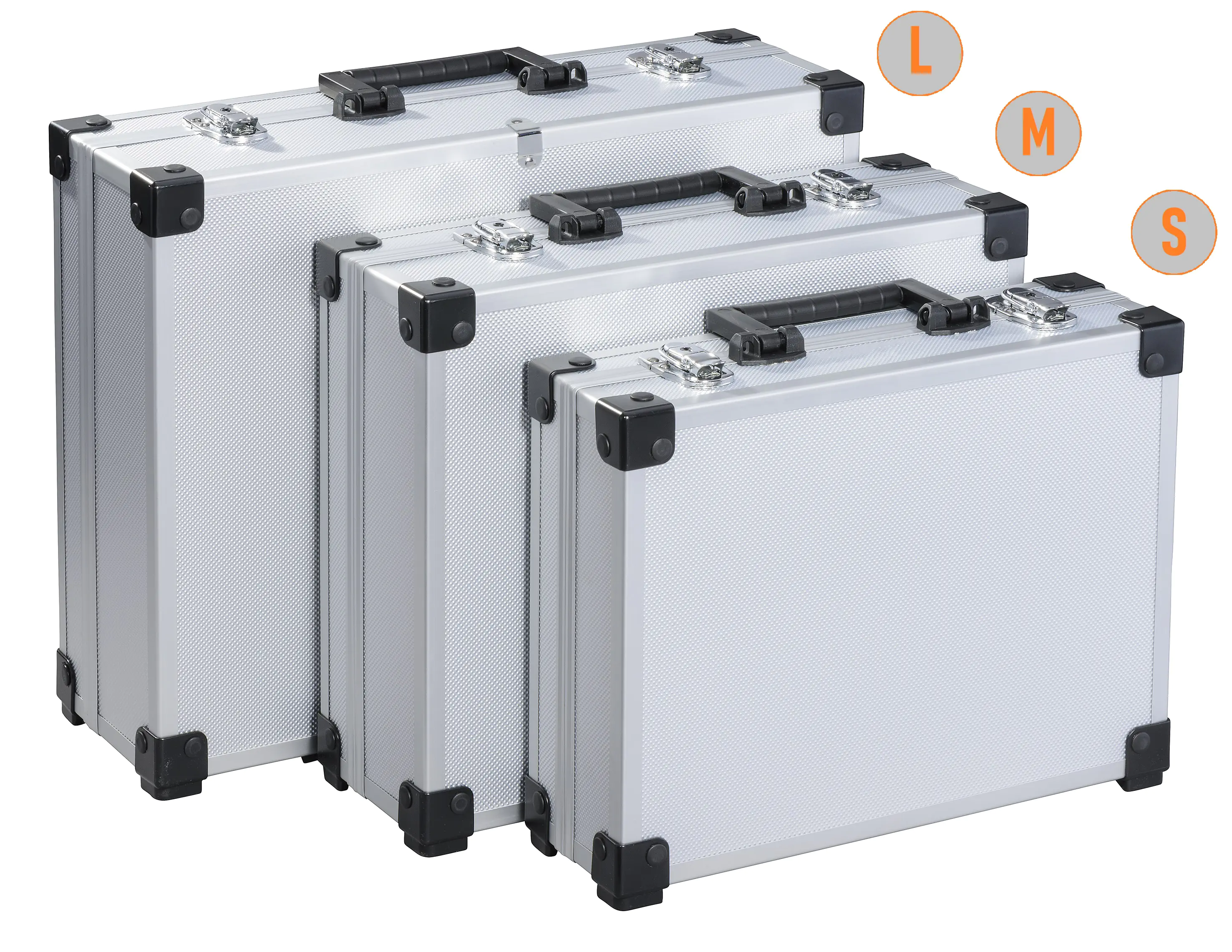 TrendLine Werkzeugkoffer 3er-Set unbestückt Aluminium