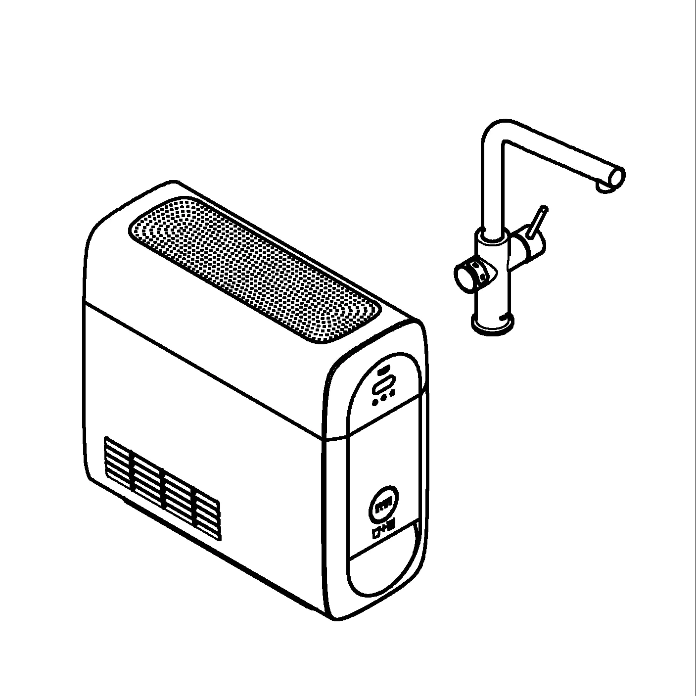Grohe Blue Home L-Auslauf Starter Kit chrom