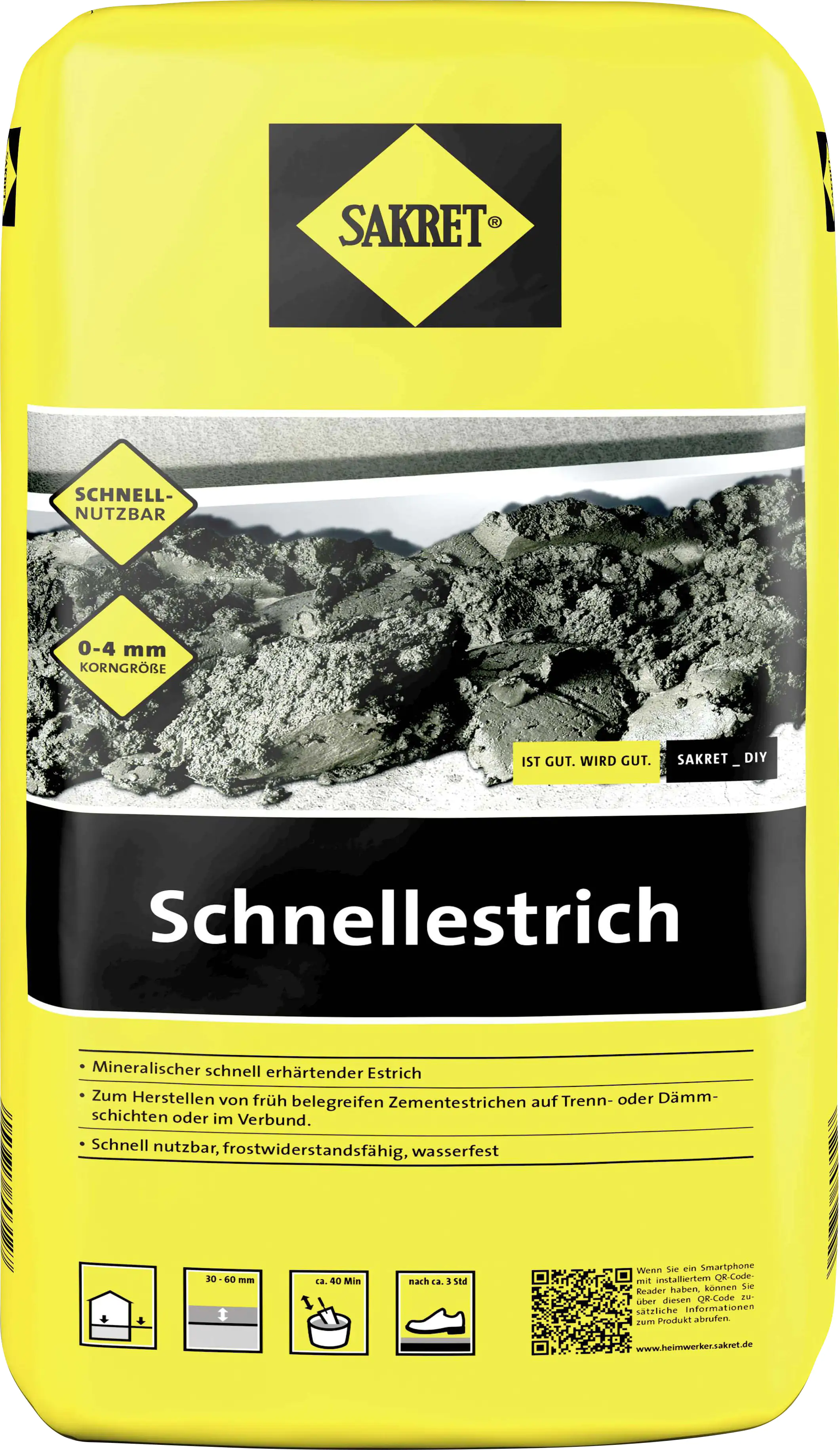 SAKRET Schnellestrich 30 kg Sack