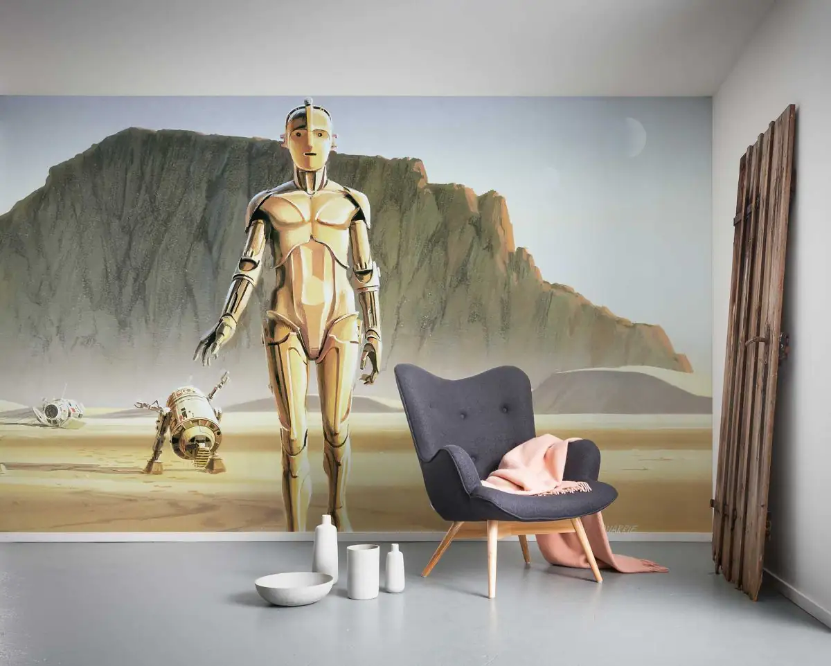 Komar Vlies Fototapete Star Wars Classic Droide 500 x 250 cm 