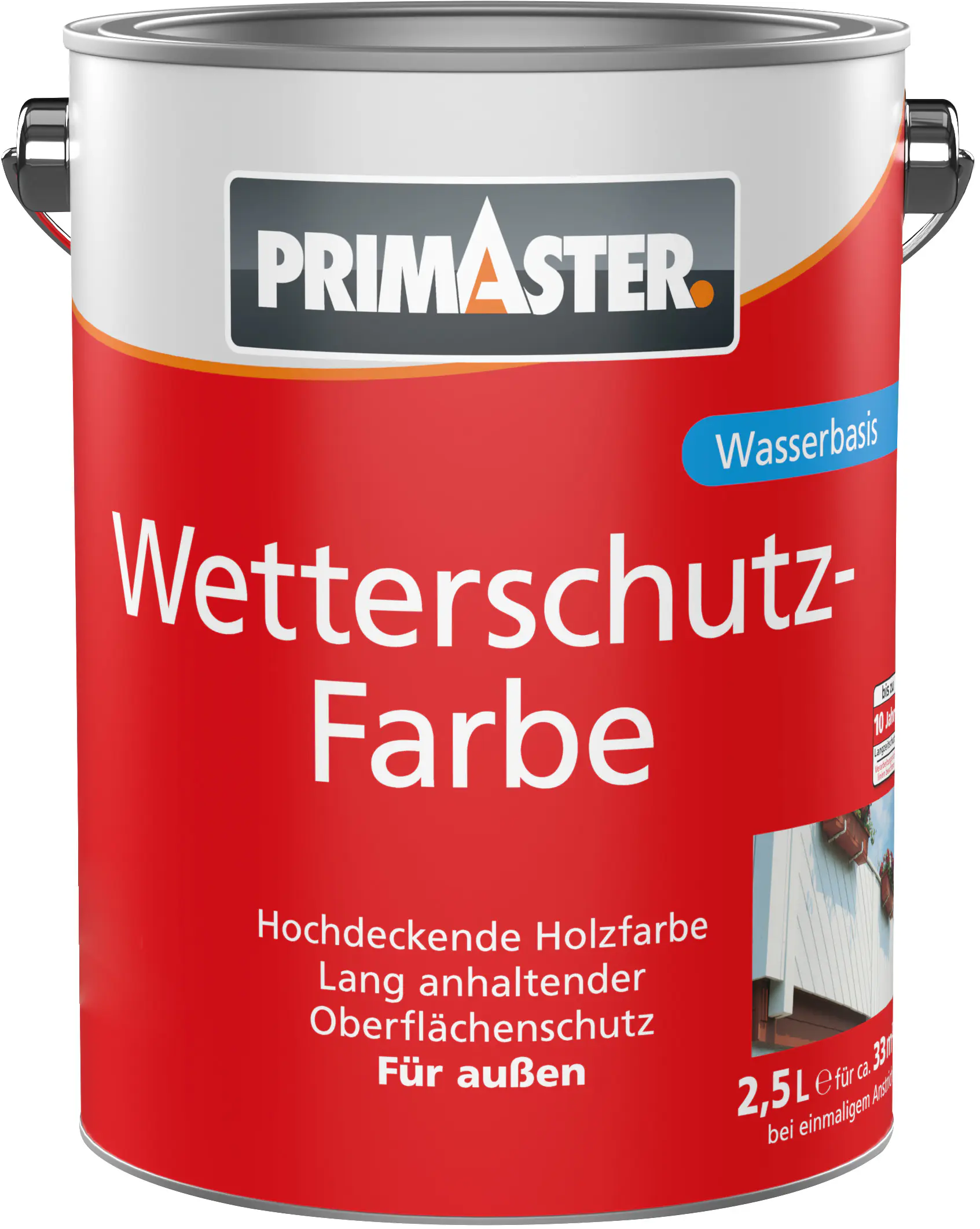 Produktbild:  Primaster Wetterschutzfarbe 2,5 L basaltgrau