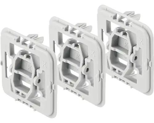 Bosch Smart Home Kopp Adapter 3er Set, für Licht & Rollladensteuerung