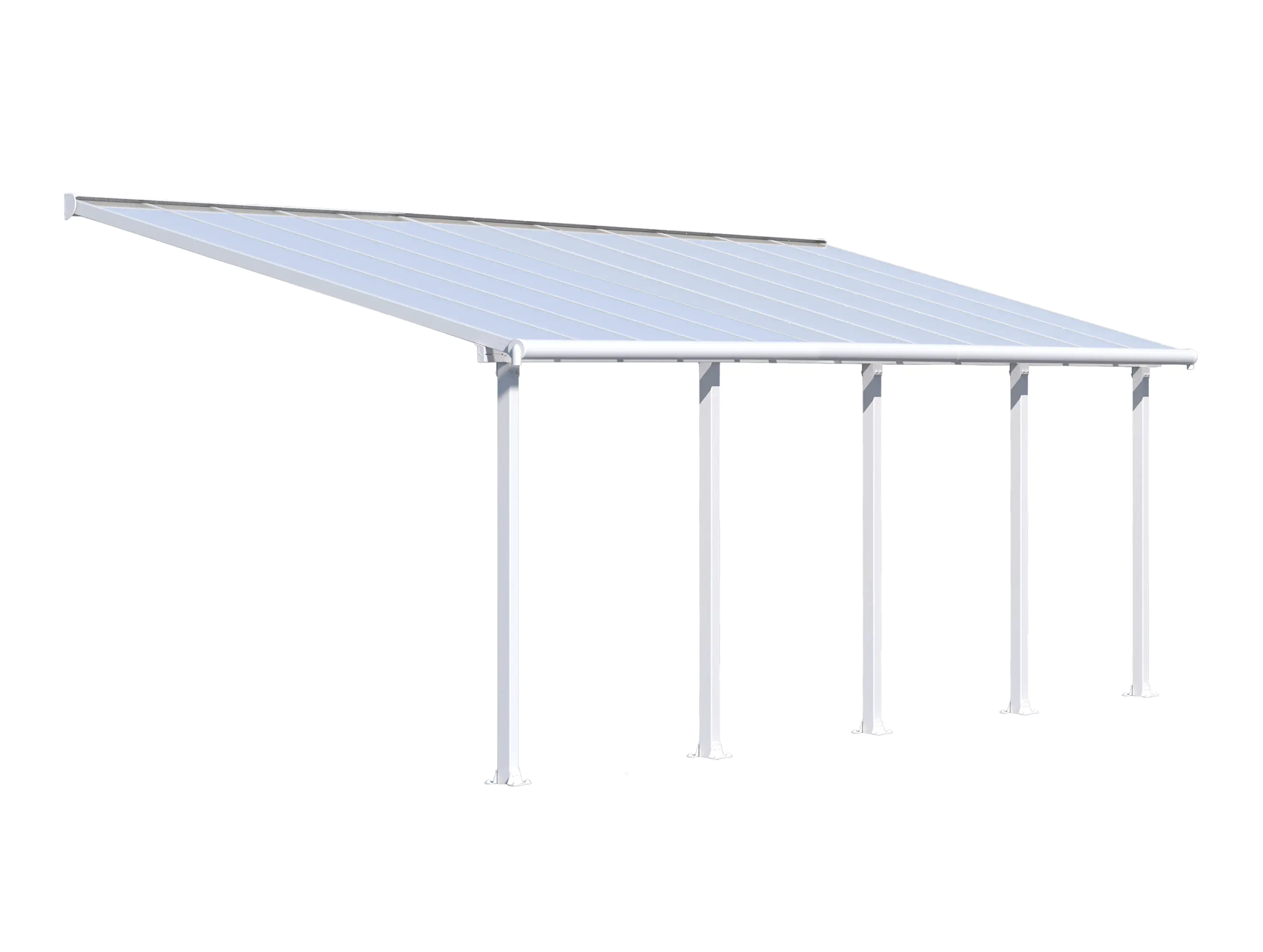 Canopia Terrassenüberdachung Olympia 3x7.3 weiß
