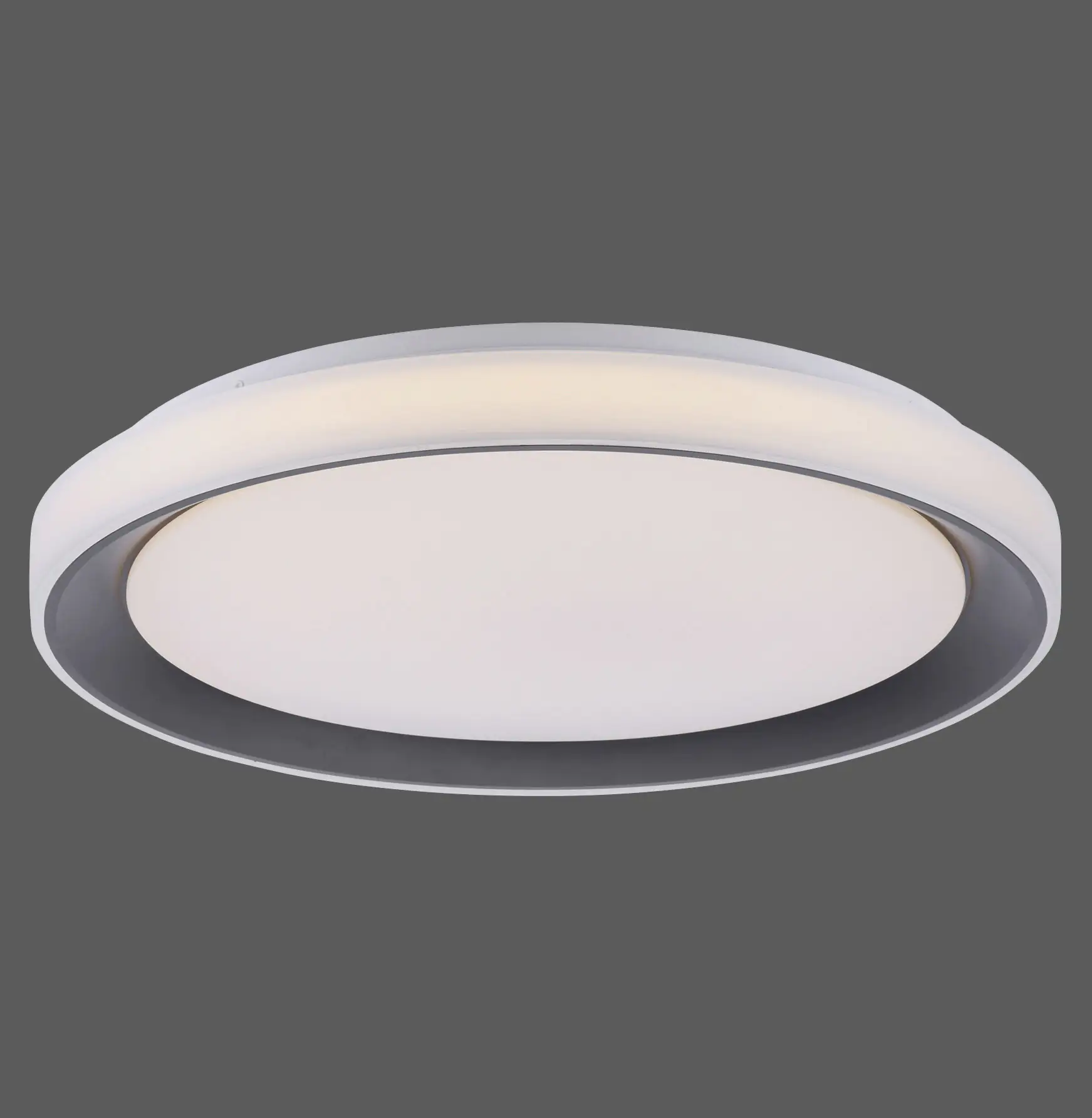 JustLight LED Deckenleuchte Disc Lola Smart schwarz, Smart Home