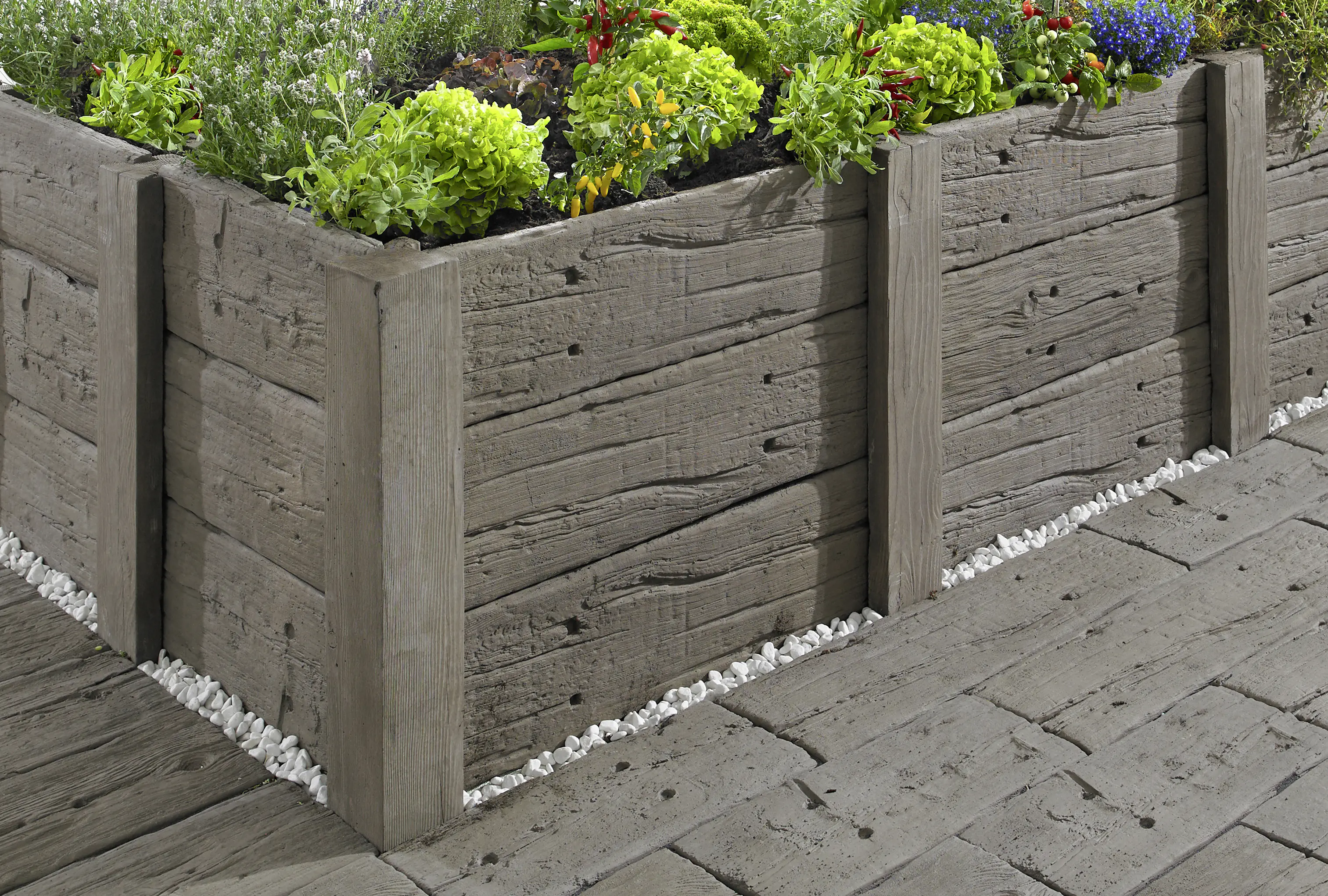 Kann Eckpfosten Antik 100 x 14 x 14 cm braun