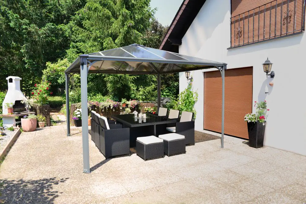 Canopia Pavillon Palermo360 x 360 cm grau