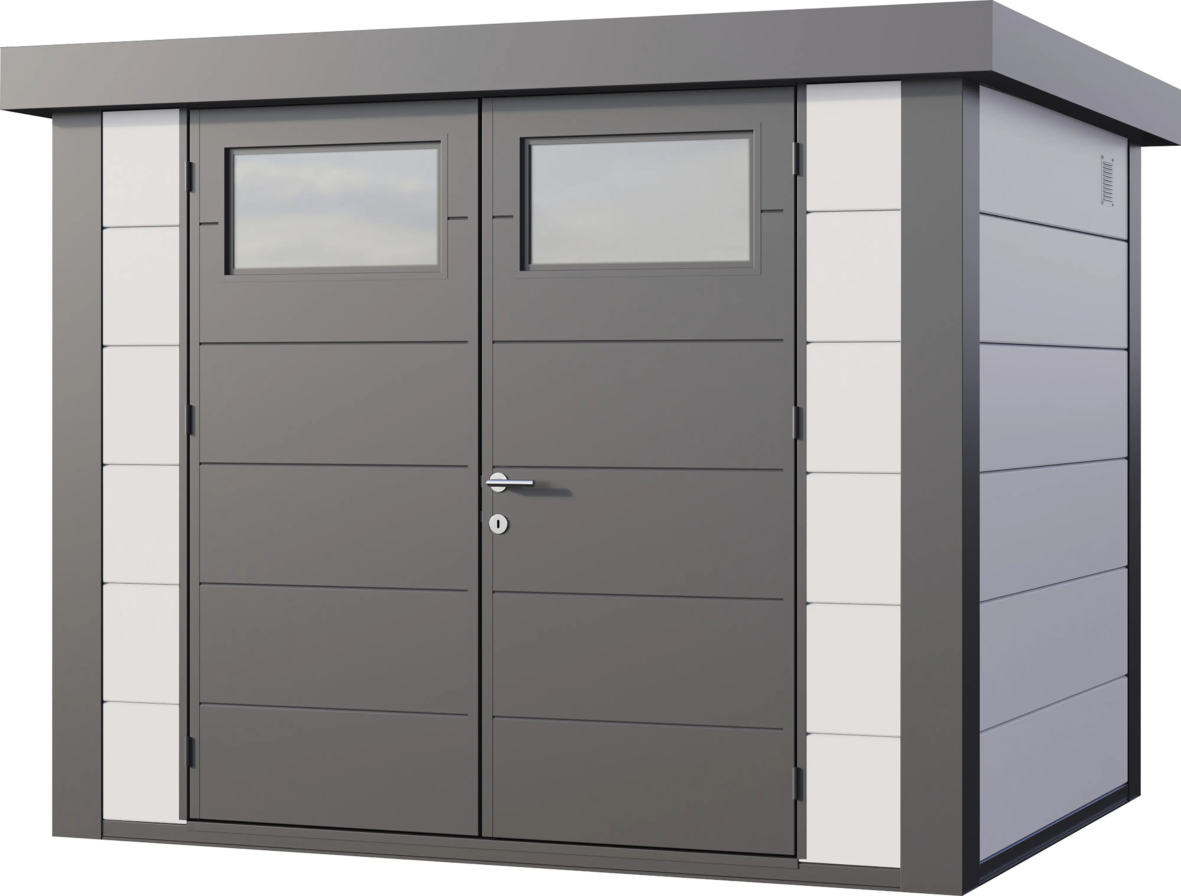 Telluria Gerätehaus Classico 2721 weiß 268 x 208 cm
