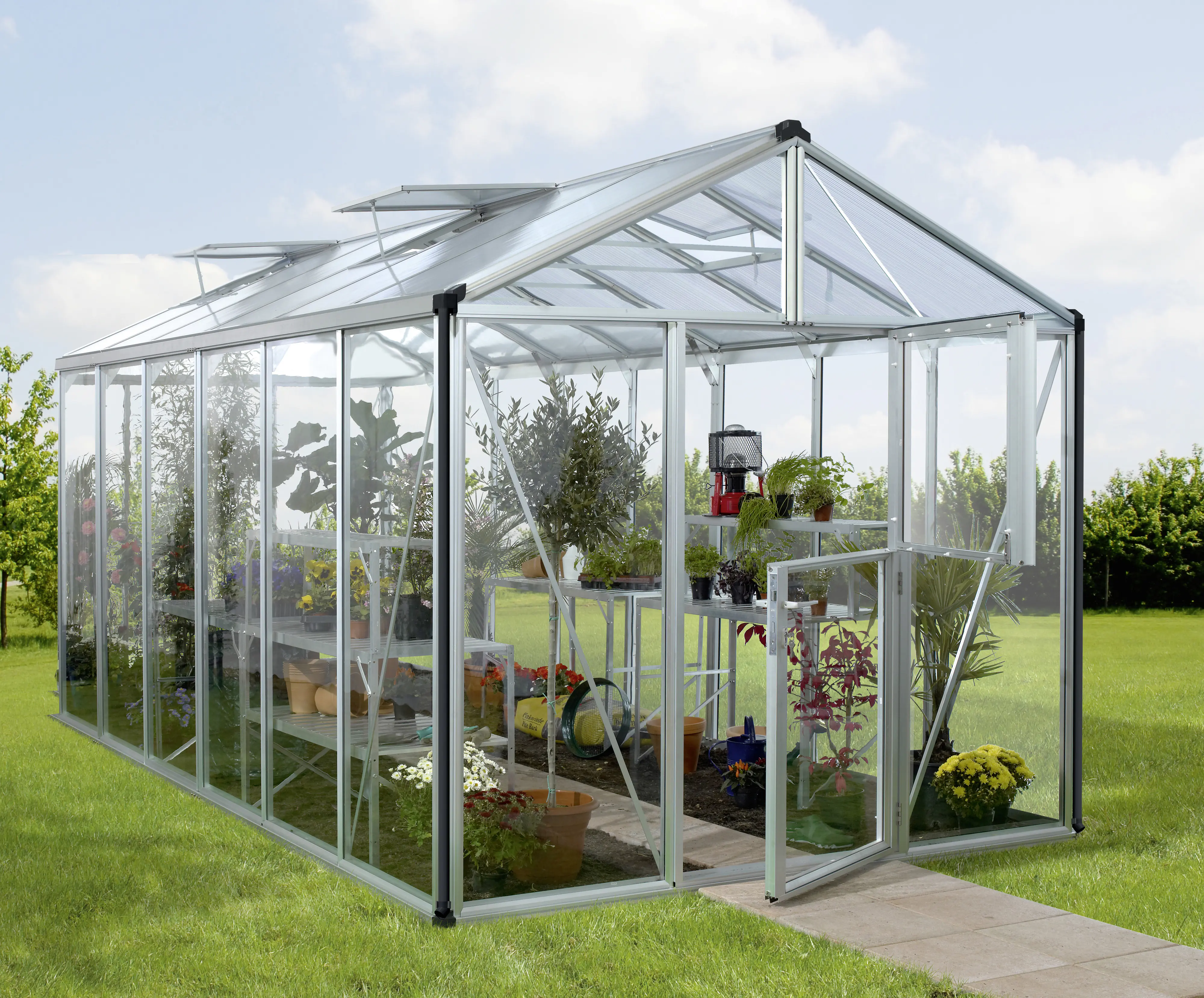Vitavia Gewächshaus Zeus 11900 ESG 3 mm 266 x 473 cm