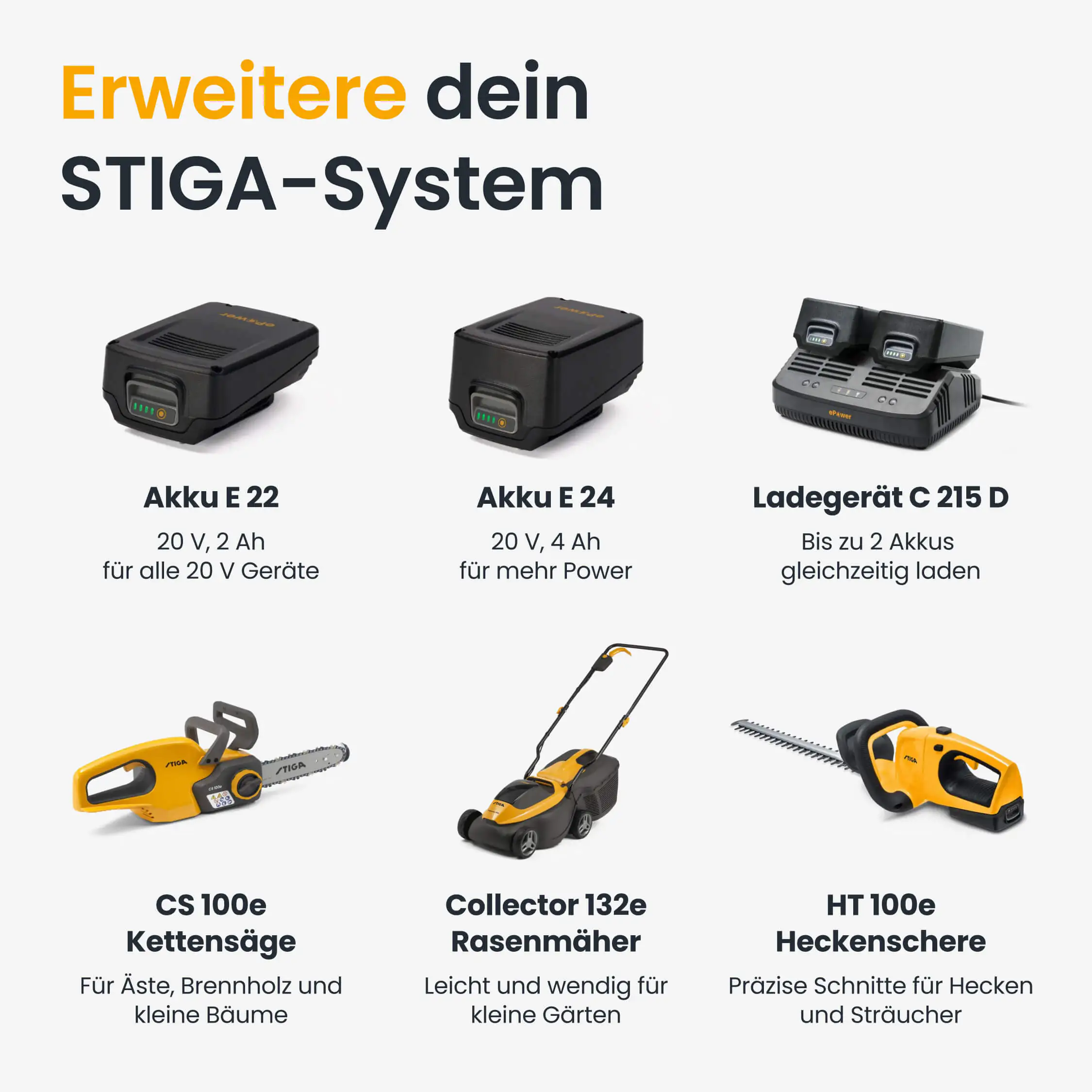 Stiga Akku-Laubbläser BL 300e Set inkl. Akkus und Ladegerät
